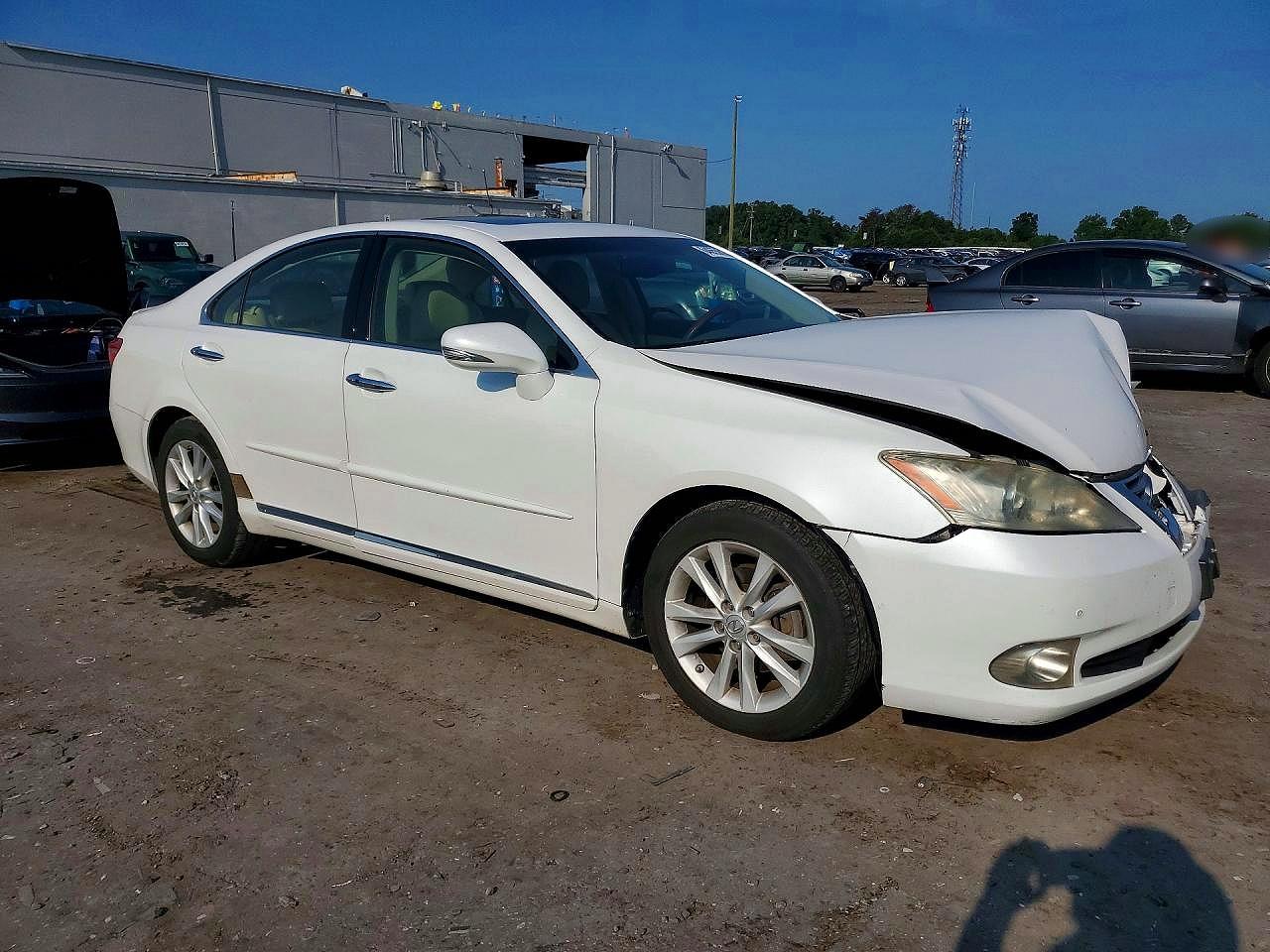2012 Lexus Es 350 White vin: JTHBK1EG6C2483614
