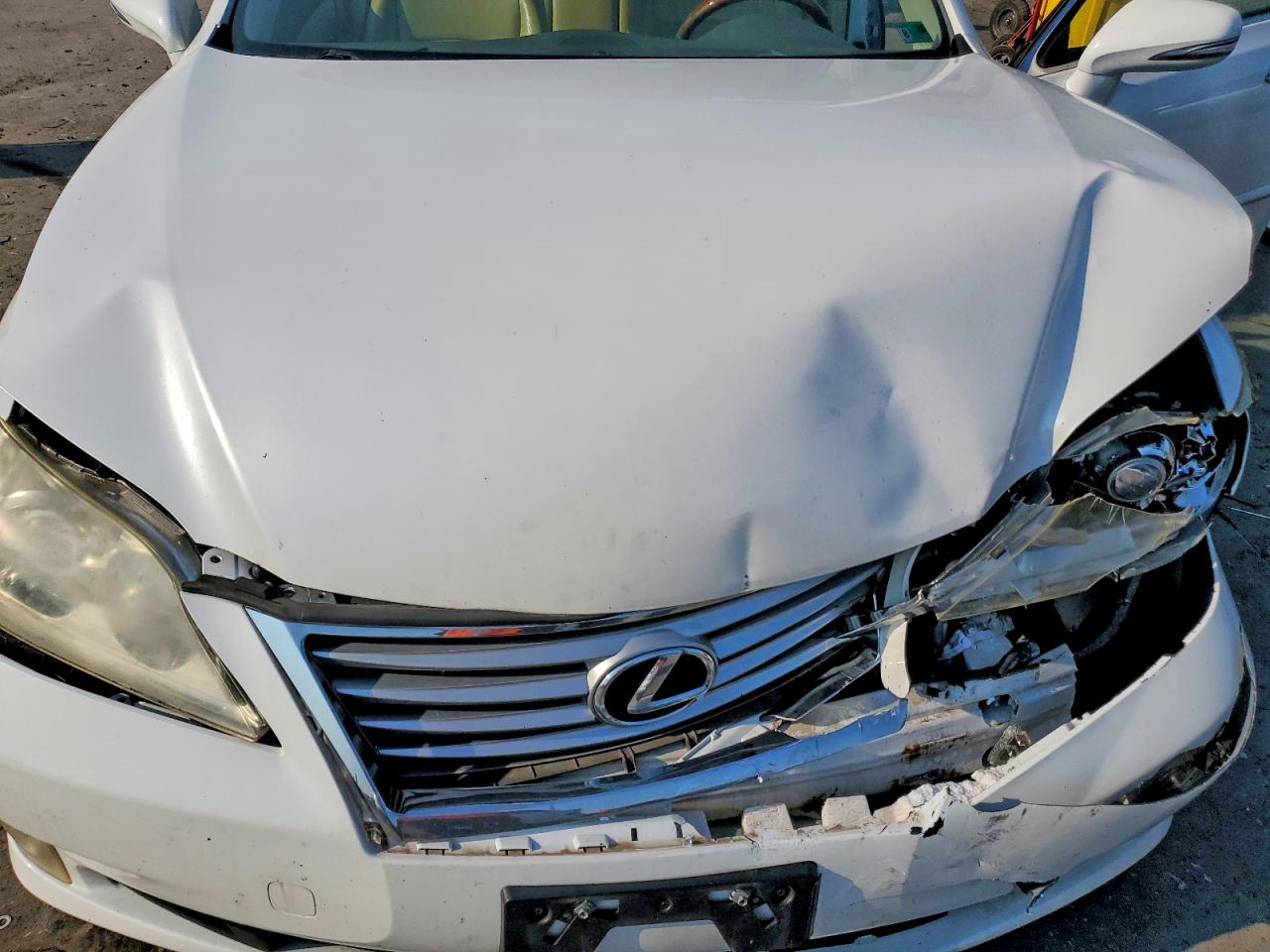2012 Lexus Es 350 White vin: JTHBK1EG6C2483614