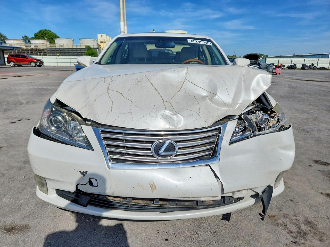 2012 Lexus Es 350 White vin: JTHBK1EG6C2484150