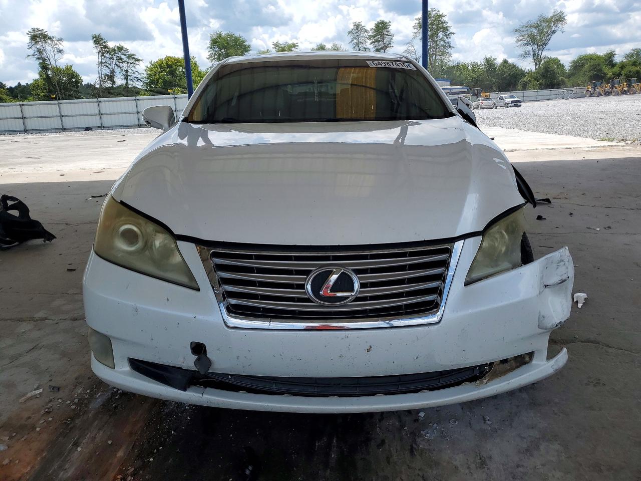 2012 Lexus Es 350 White vin: JTHBK1EG6C2486108