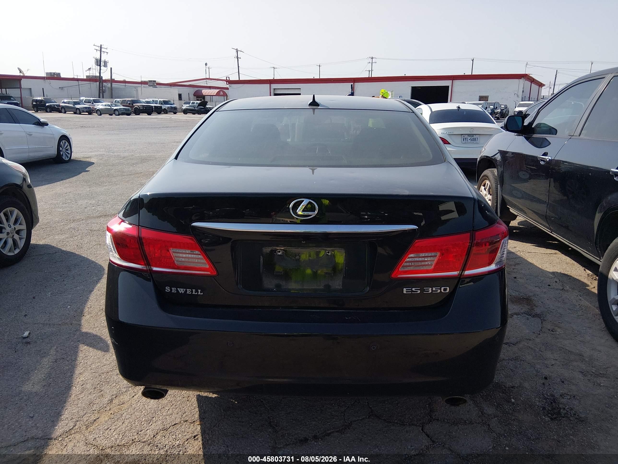 2012 Lexus Es 350   Черный vin: JTHBK1EG6C2491549