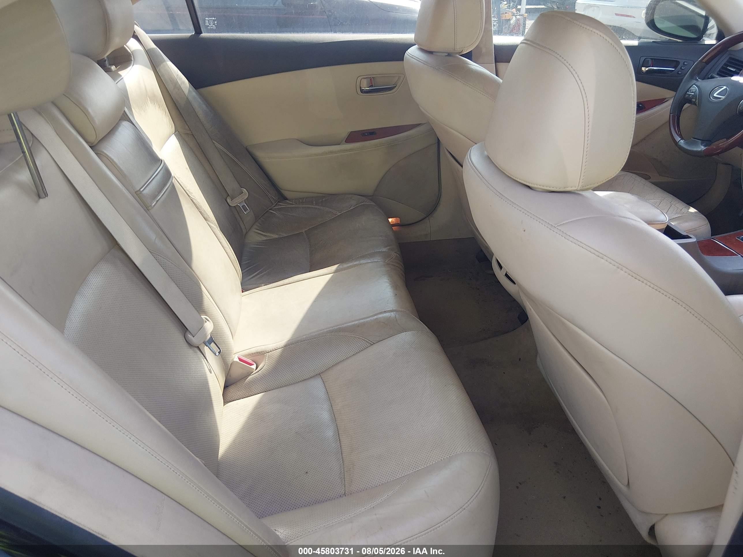 2012 Lexus Es 350   Черный vin: JTHBK1EG6C2491549