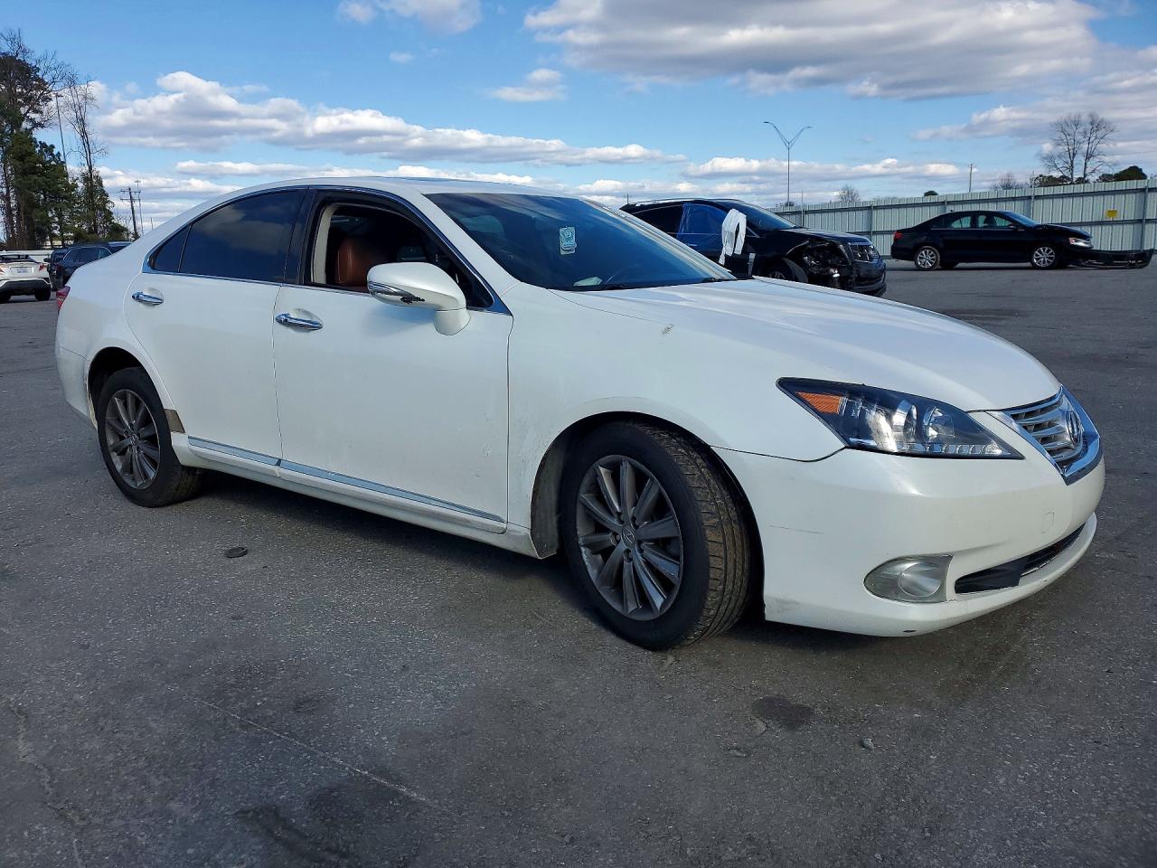 2012 Lexus Es 350 White vin: JTHBK1EG6C2494161