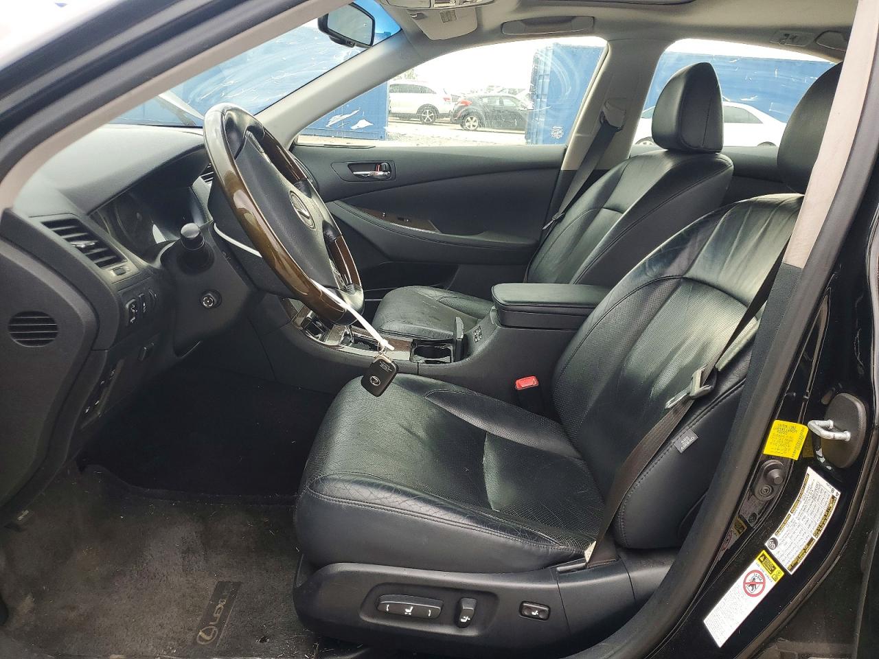 2012 Lexus Es 350 Black vin: JTHBK1EG6C2494239
