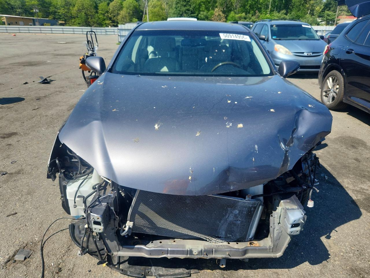 2012 Lexus Es 350 Серый vin: JTHBK1EG6C2497481