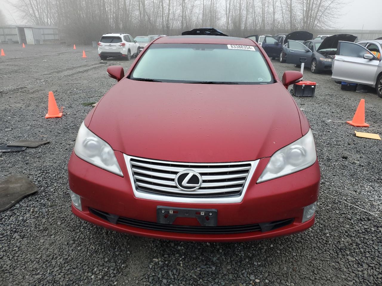 2012 Lexus Es 350 Red vin: JTHBK1EG6C2499540