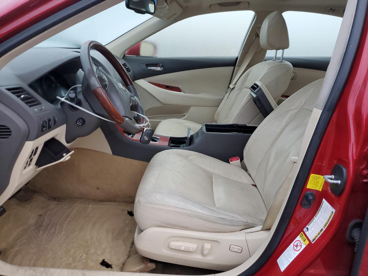 2012 Lexus Es 350 Red vin: JTHBK1EG6C2499540