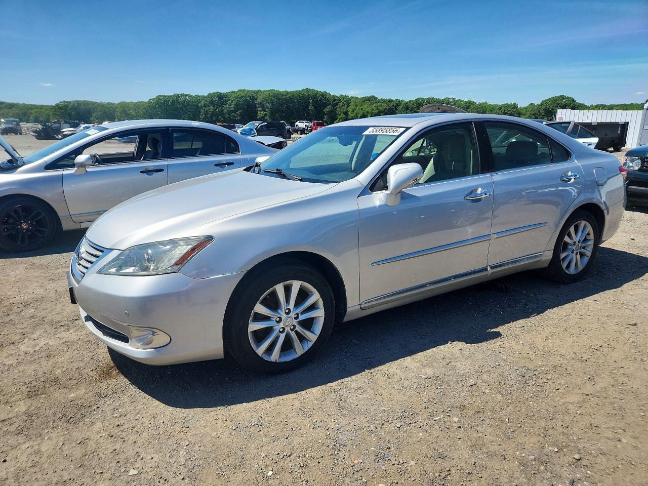 2012 Lexus Es 350 Silver vin: JTHBK1EG6C2504848