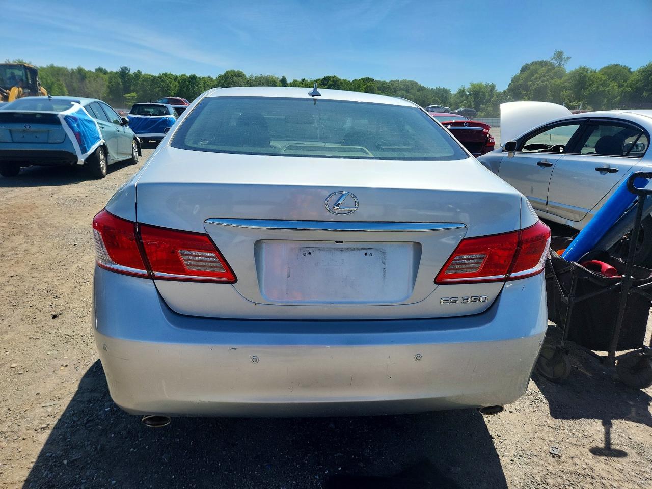2012 Lexus Es 350 Silver vin: JTHBK1EG6C2504848
