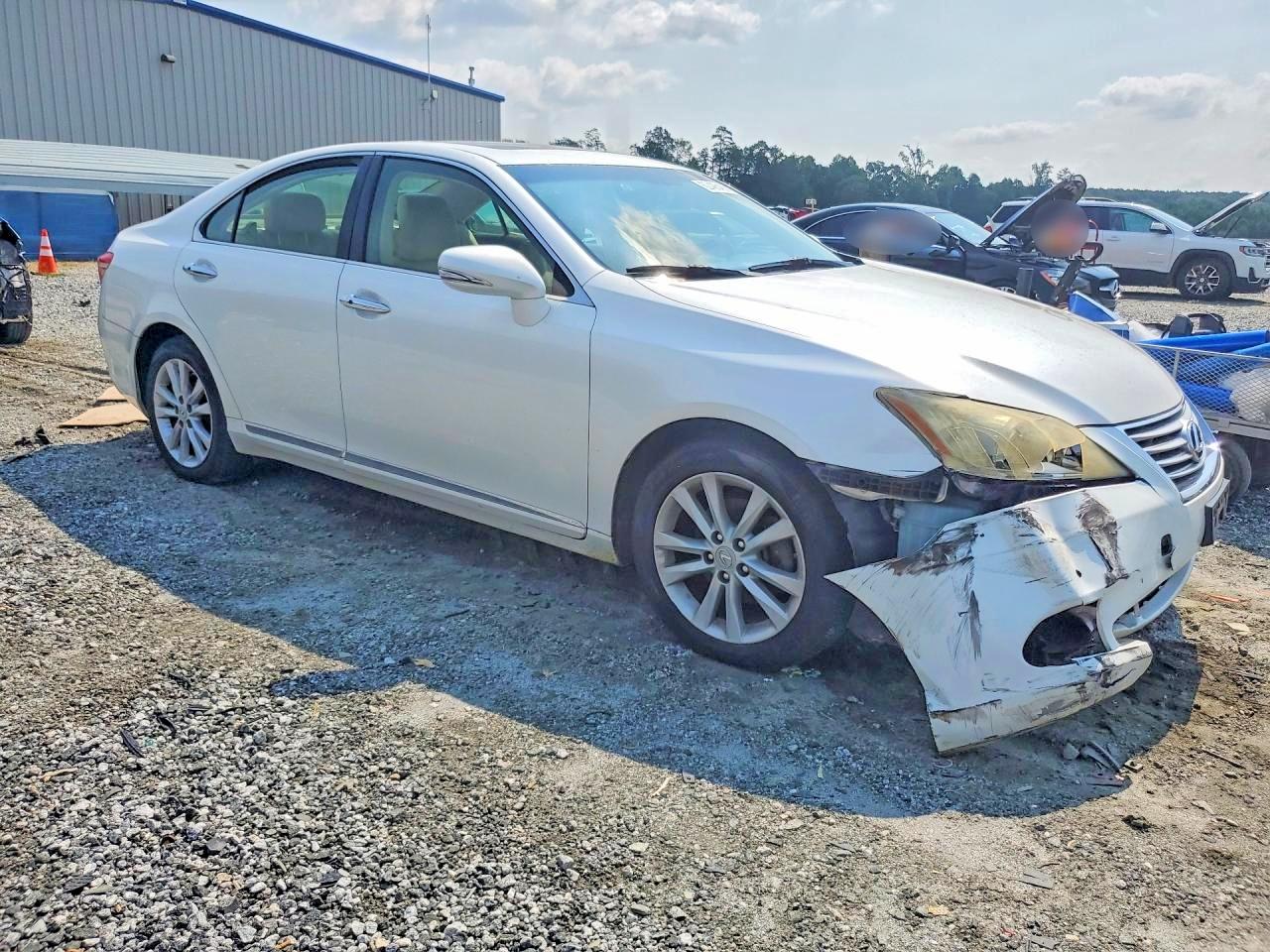2012 Lexus Es 350 White vin: JTHBK1EG6C2506809