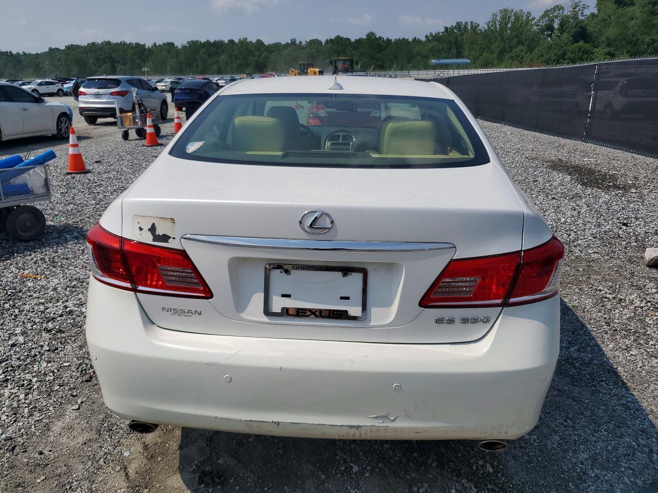 2012 Lexus Es 350 White vin: JTHBK1EG6C2506809