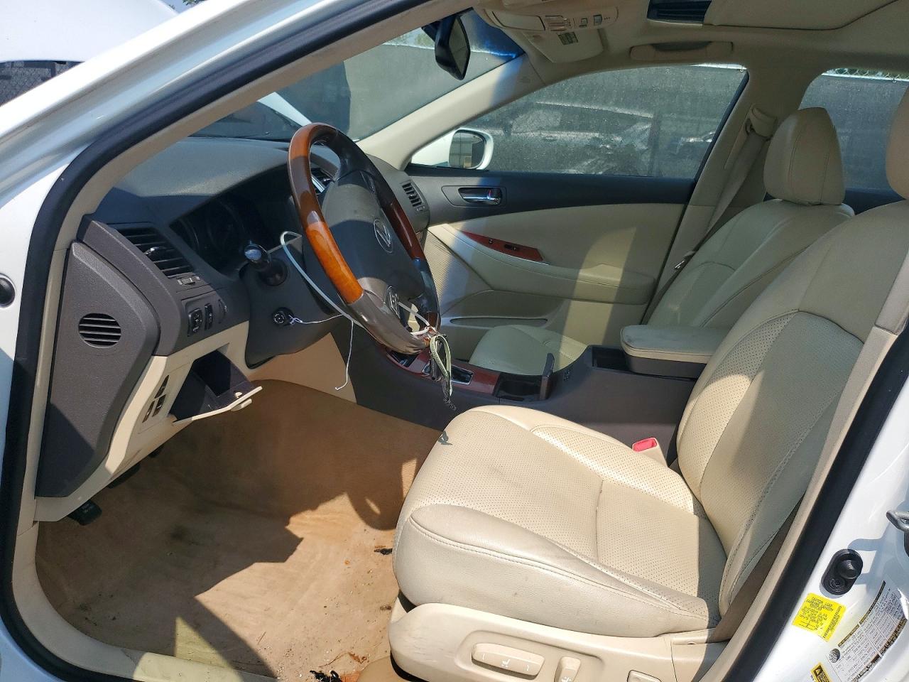 2012 Lexus Es 350 White vin: JTHBK1EG6C2506809