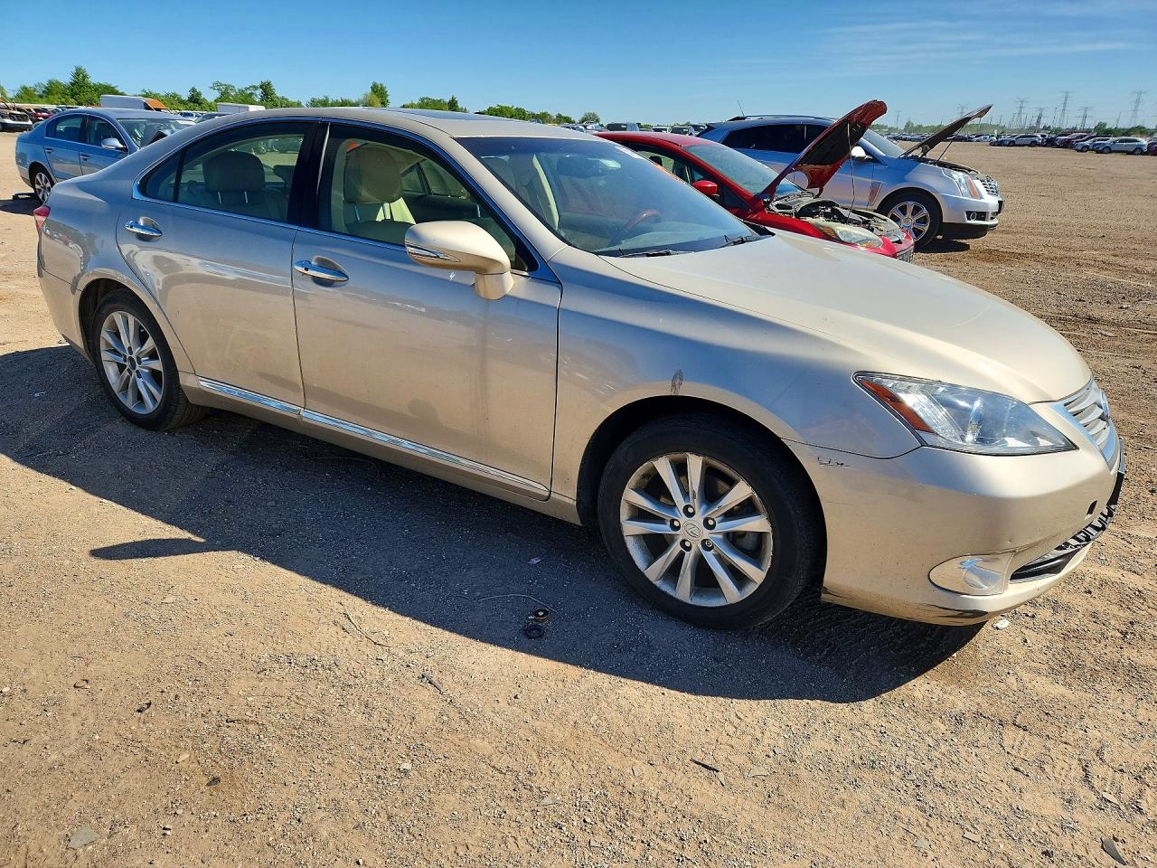 2012 Lexus Es 350 Silver vin: JTHBK1EG6C2511296