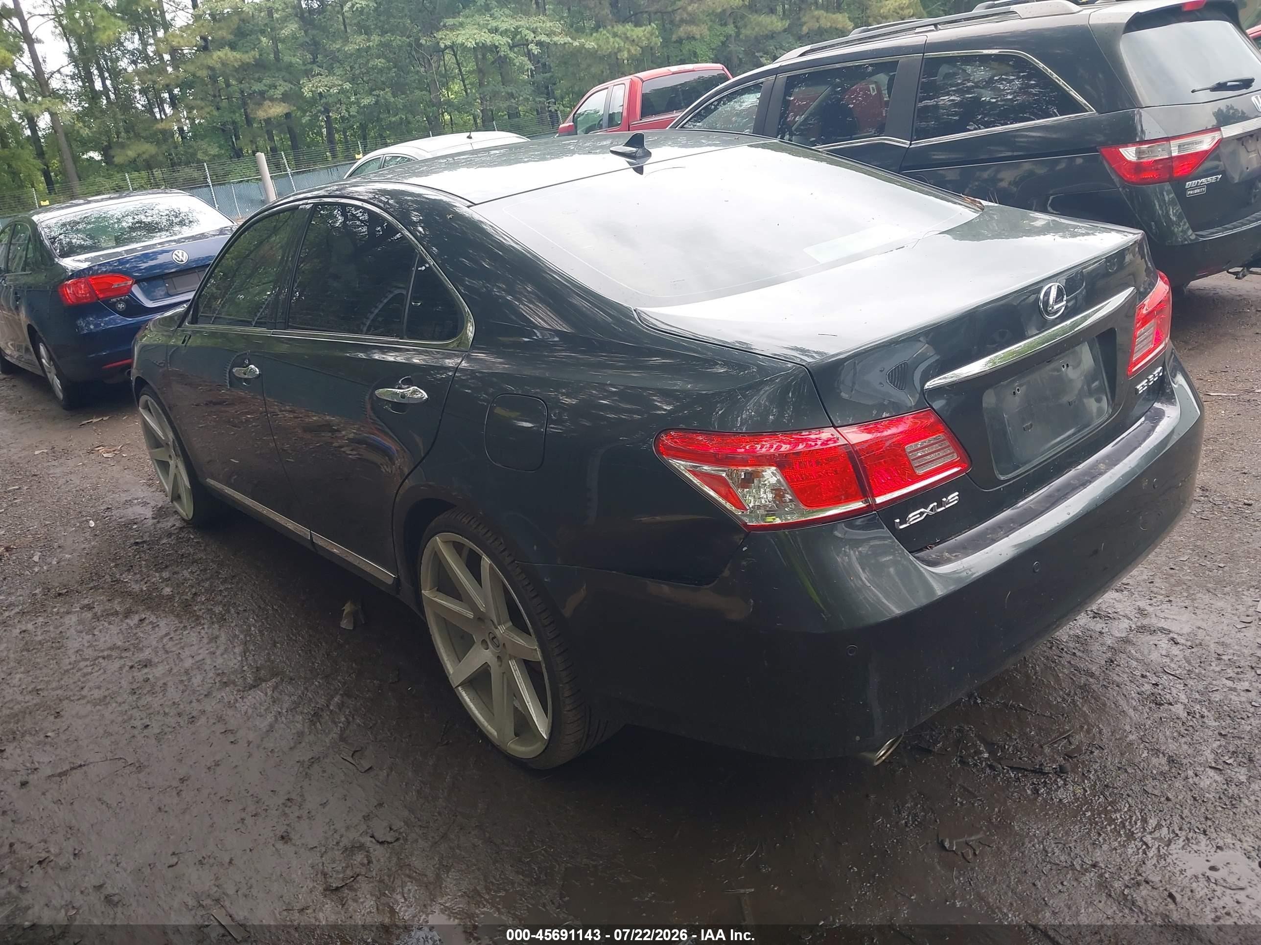 2010 Lexus Es 350   Gray vin: JTHBK1EG7A2342533