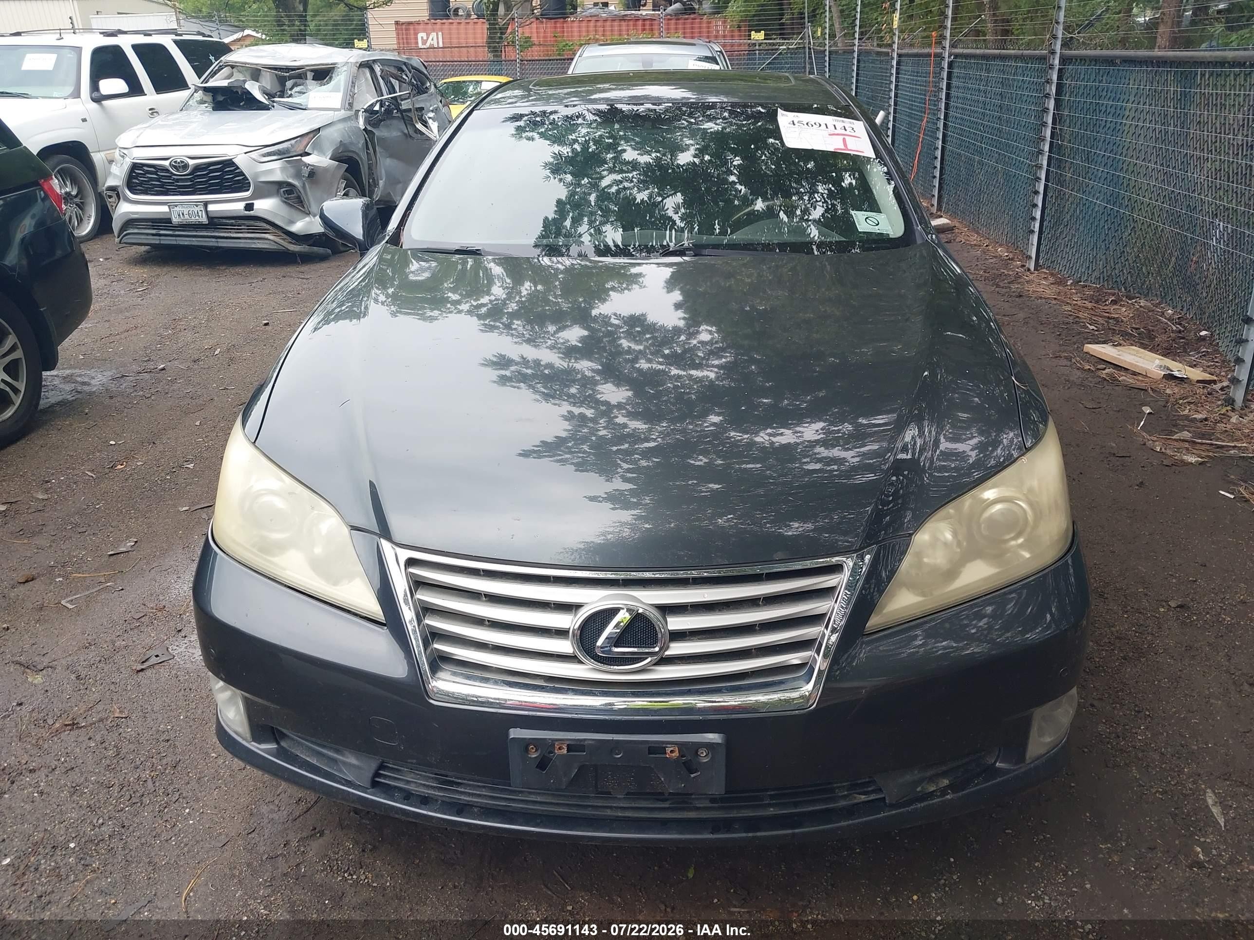 2010 Lexus Es 350   Gray vin: JTHBK1EG7A2342533