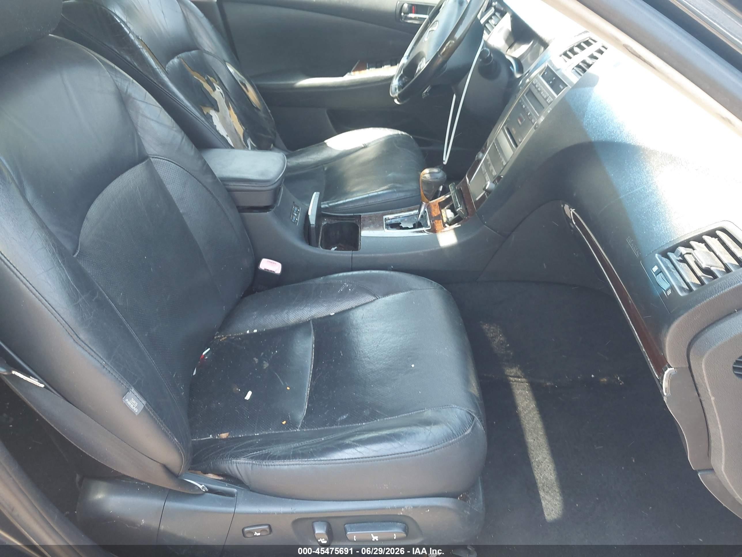 2010 Lexus Es 350   Black vin: JTHBK1EG7A2343004