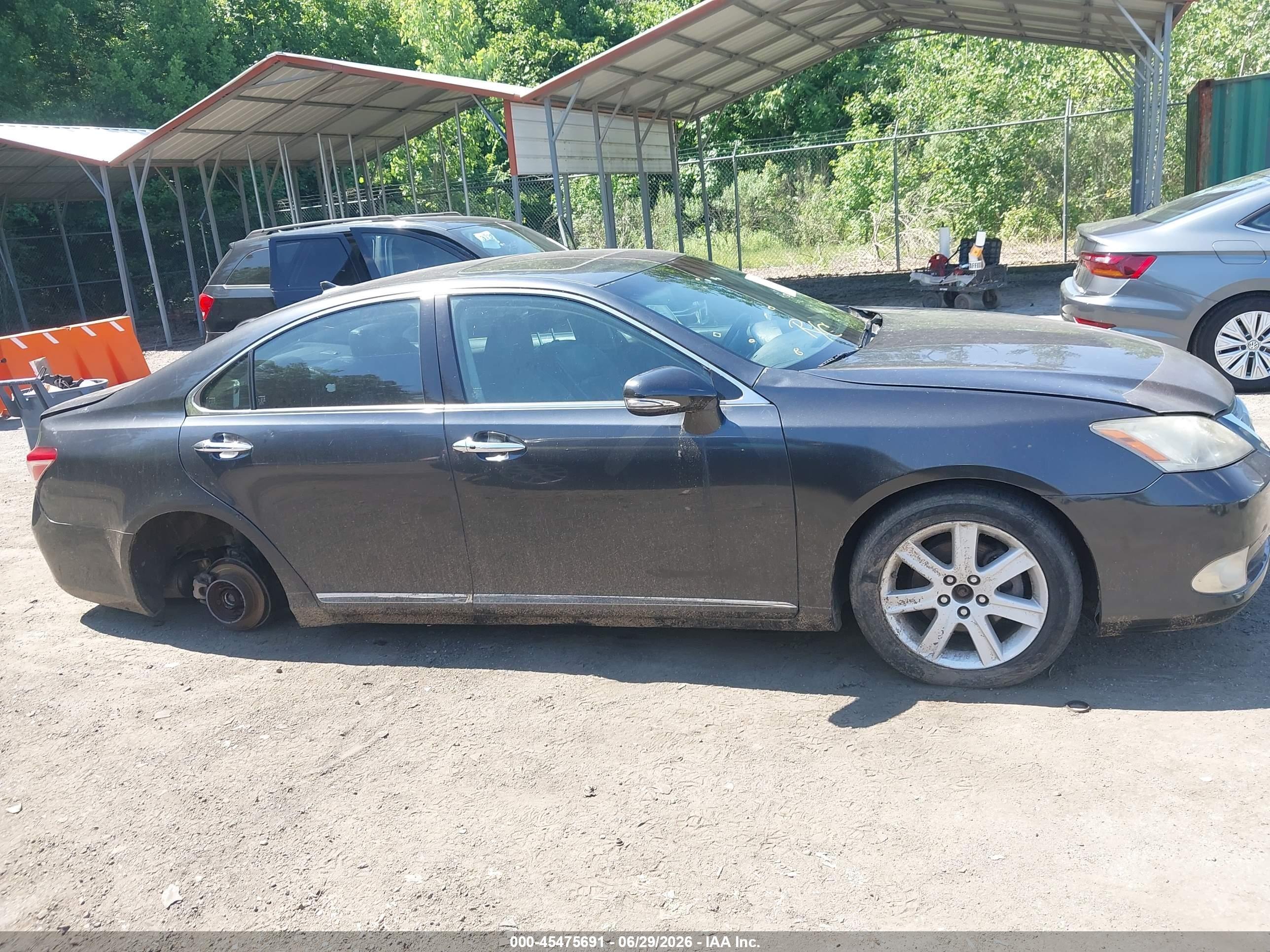 2010 Lexus Es 350   Black vin: JTHBK1EG7A2343004