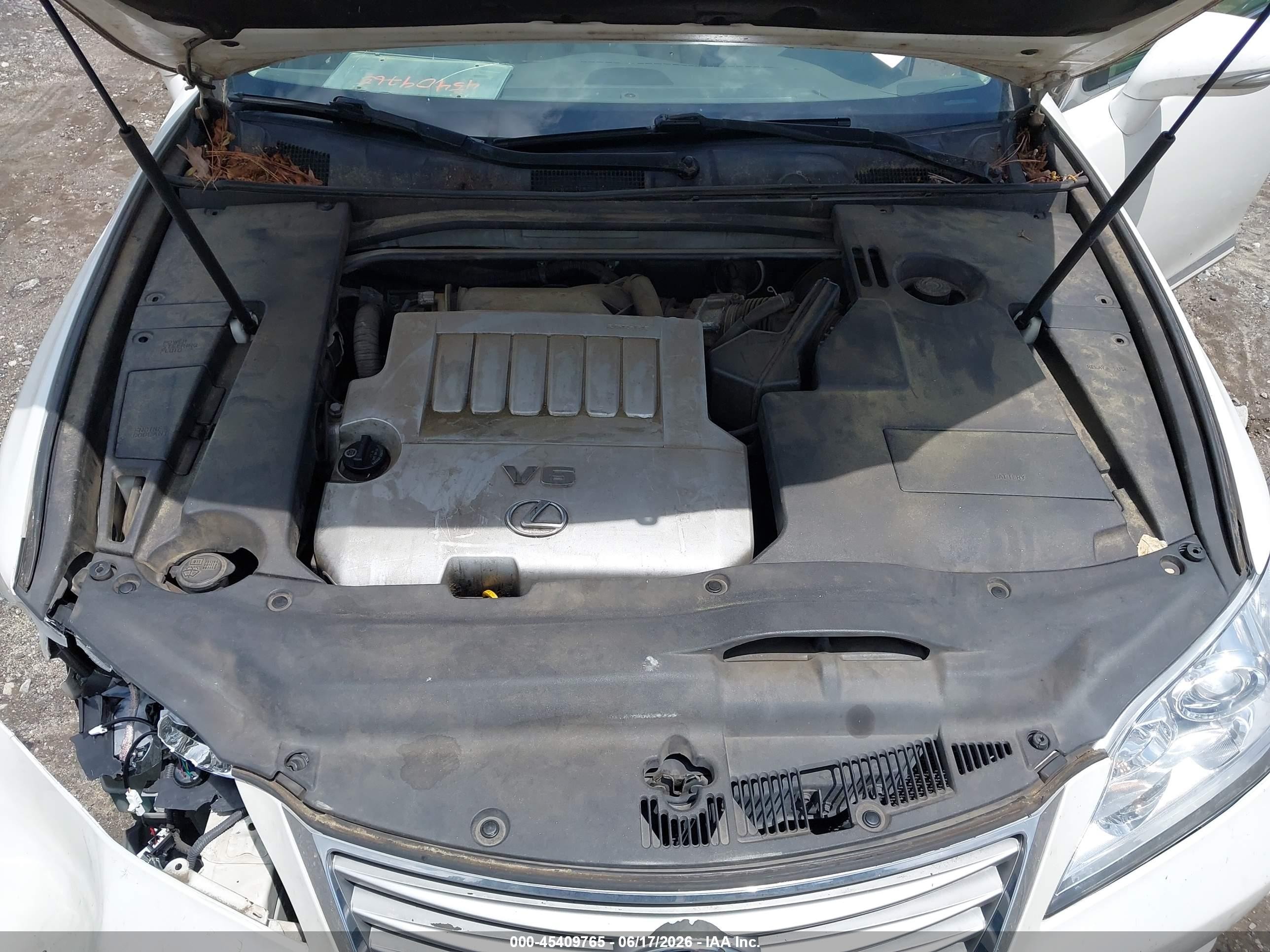 2010 Lexus Es 350   White vin: JTHBK1EG7A2345898