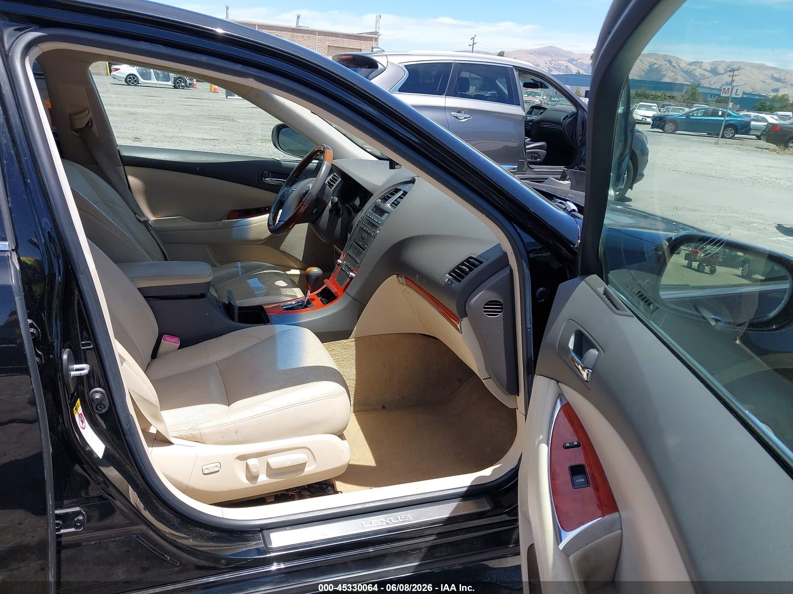 2010 Lexus Es 350   Black vin: JTHBK1EG7A2349918