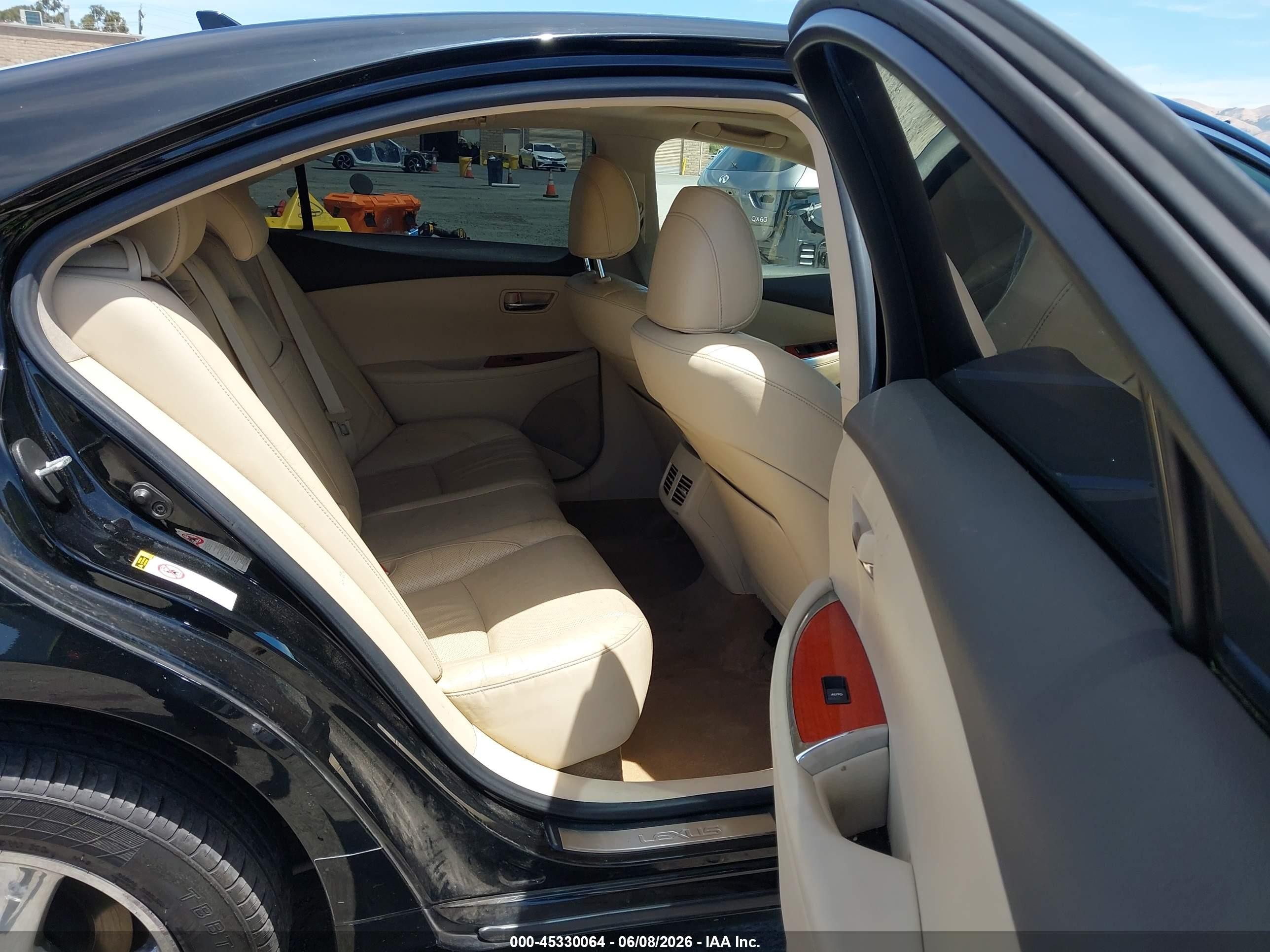 2010 Lexus Es 350   Black vin: JTHBK1EG7A2349918