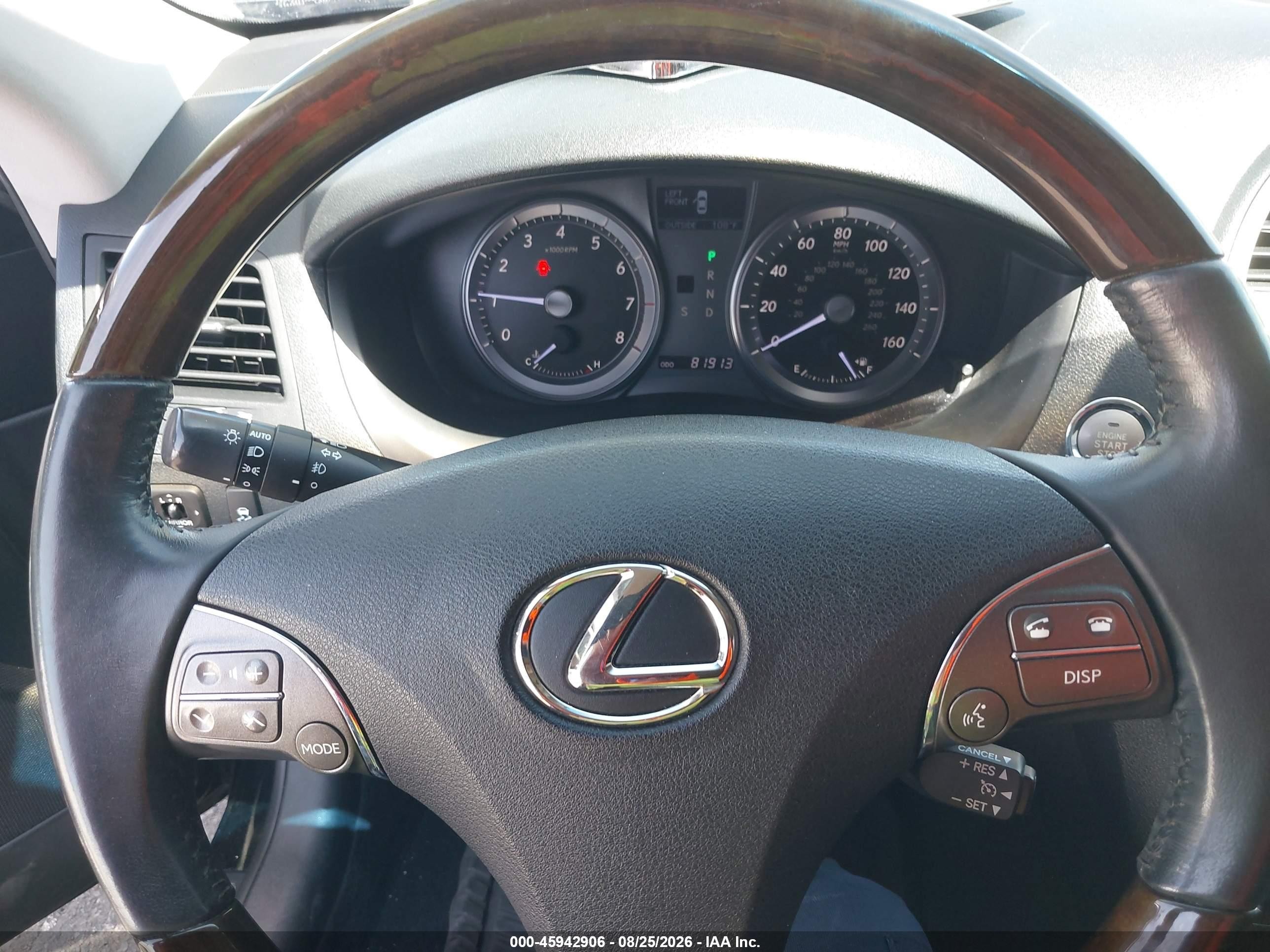 2010 Lexus Es 350   Black vin: JTHBK1EG7A2363690
