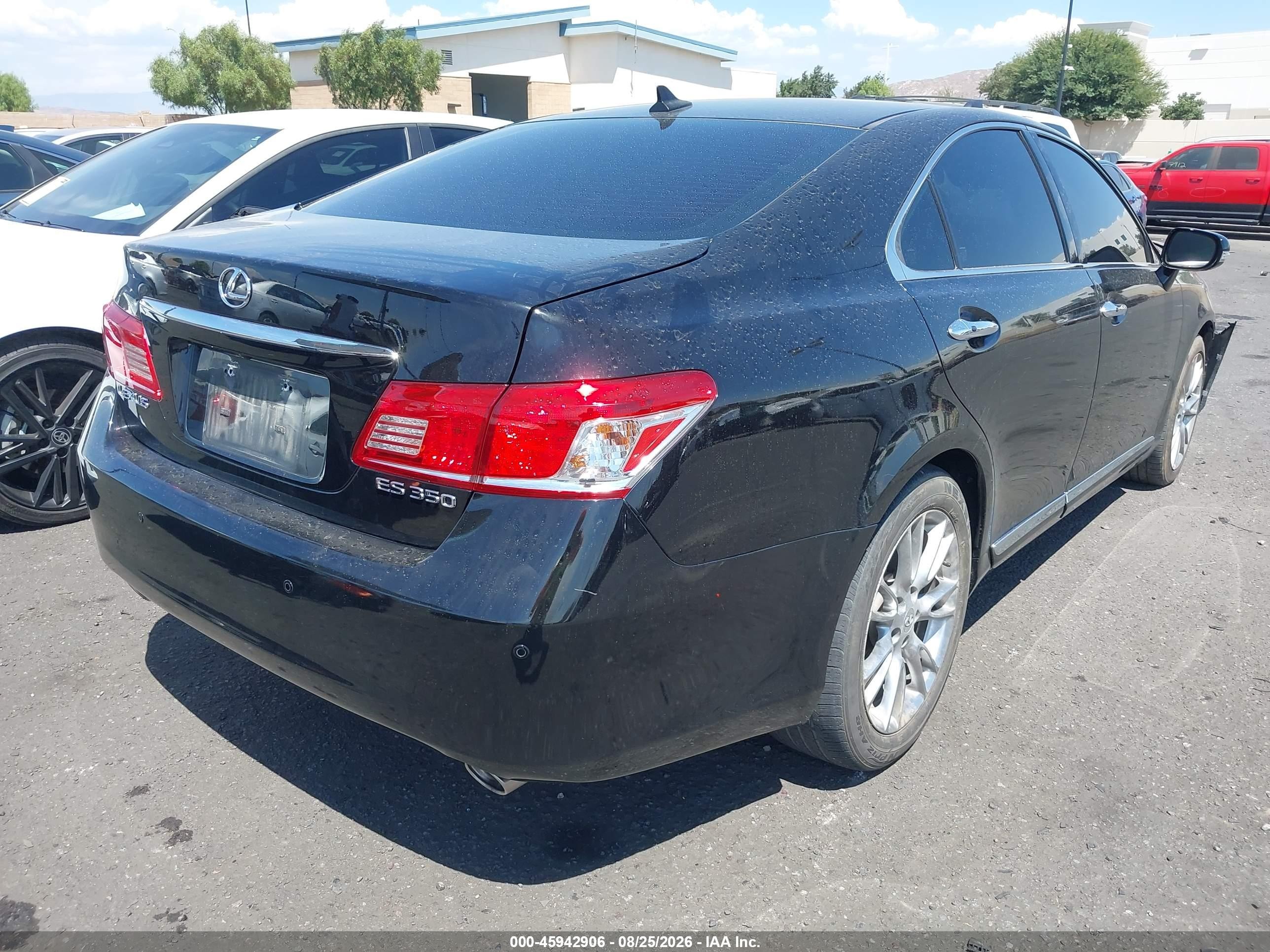2010 Lexus Es 350   Black vin: JTHBK1EG7A2363690