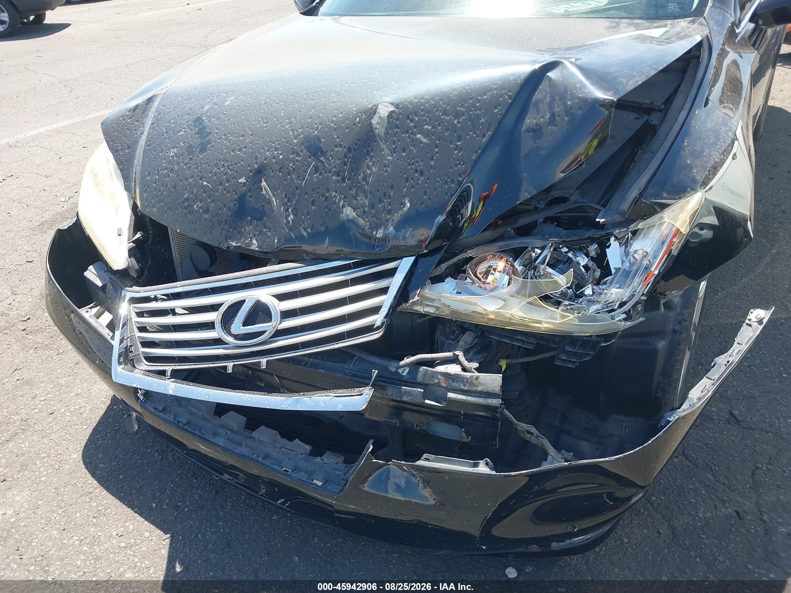 2010 Lexus Es 350   Black vin: JTHBK1EG7A2363690