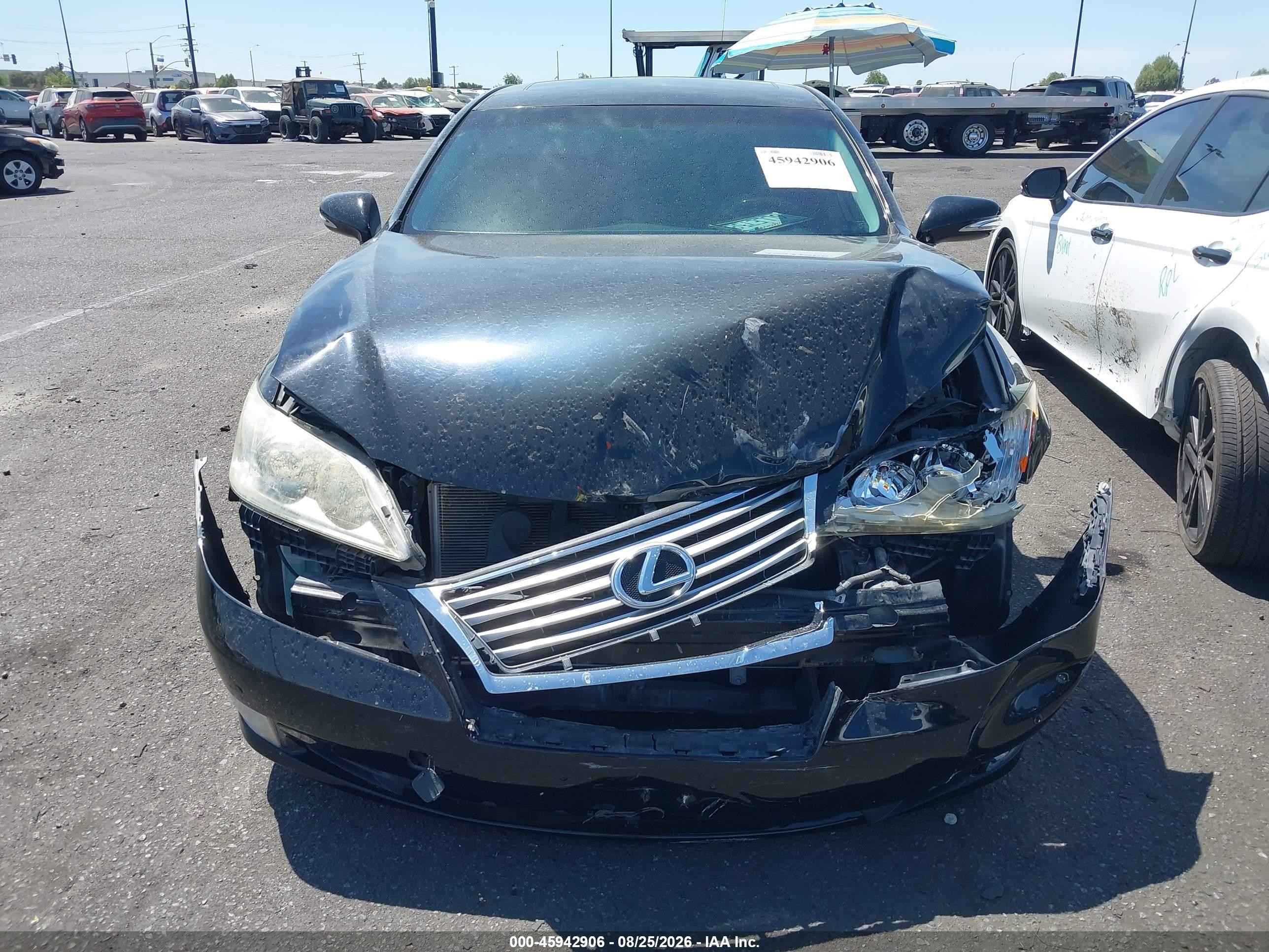 2010 Lexus Es 350   Black vin: JTHBK1EG7A2363690