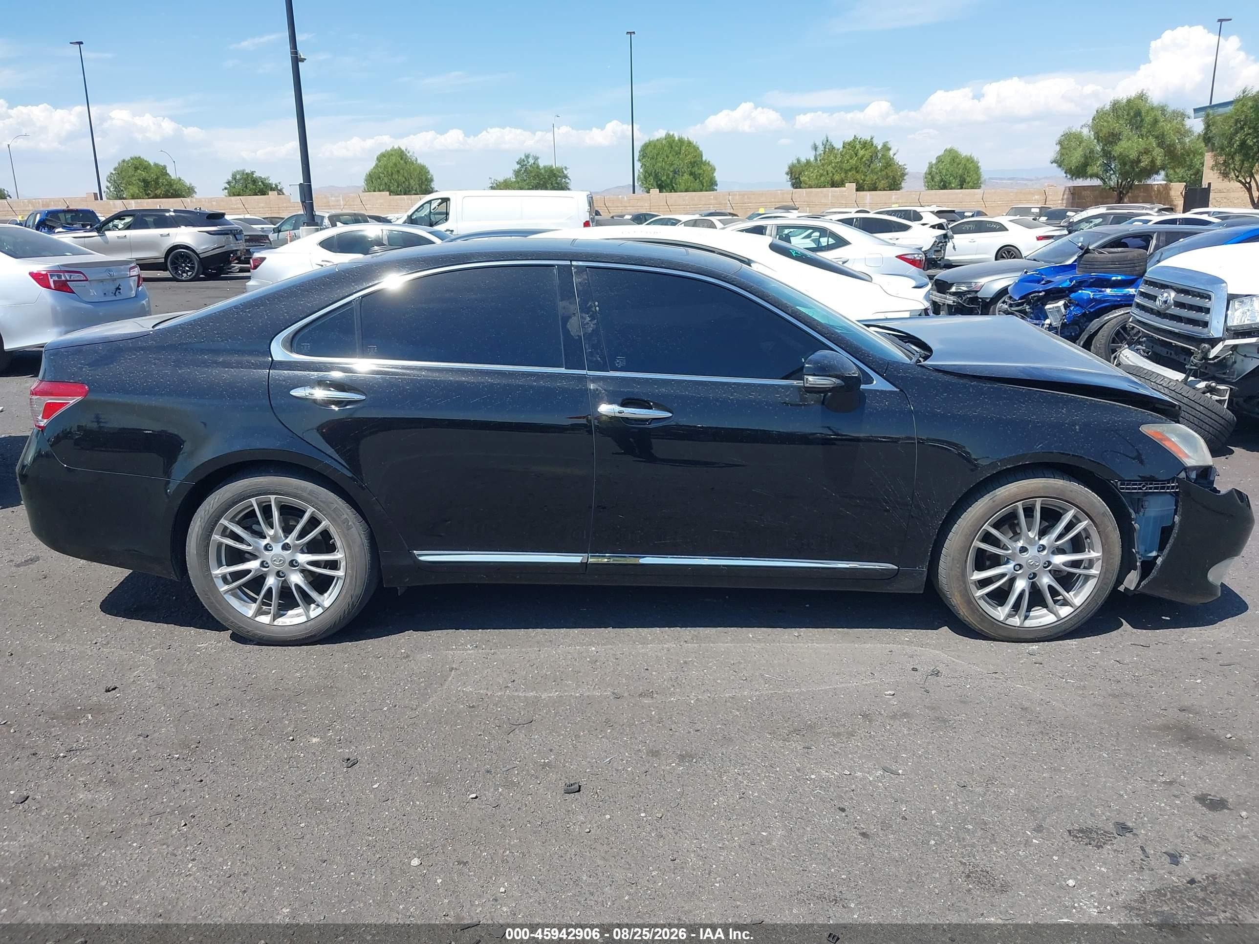 2010 Lexus Es 350   Black vin: JTHBK1EG7A2363690