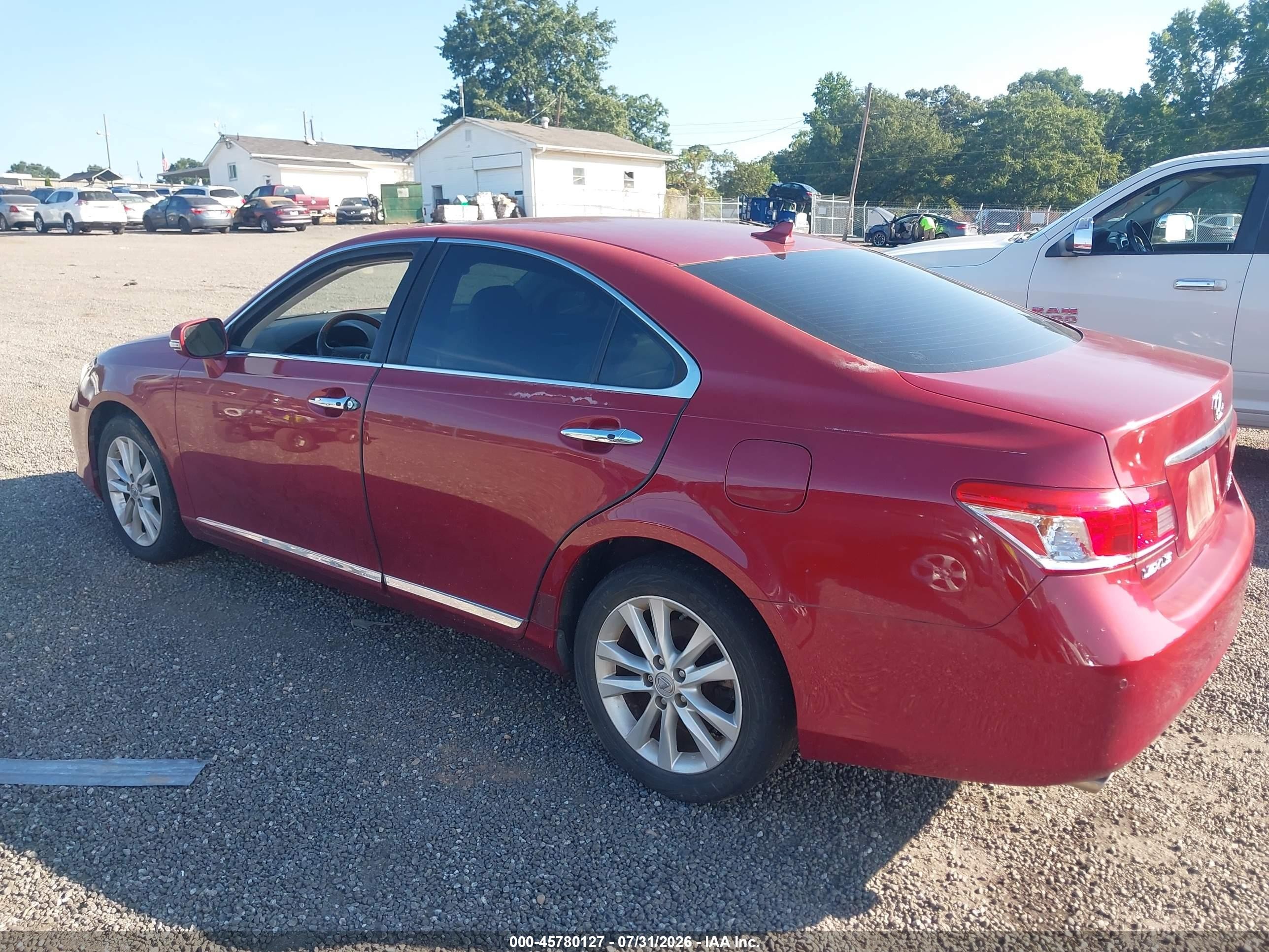 2010 Lexus Es 350   Red vin: JTHBK1EG7A2368727
