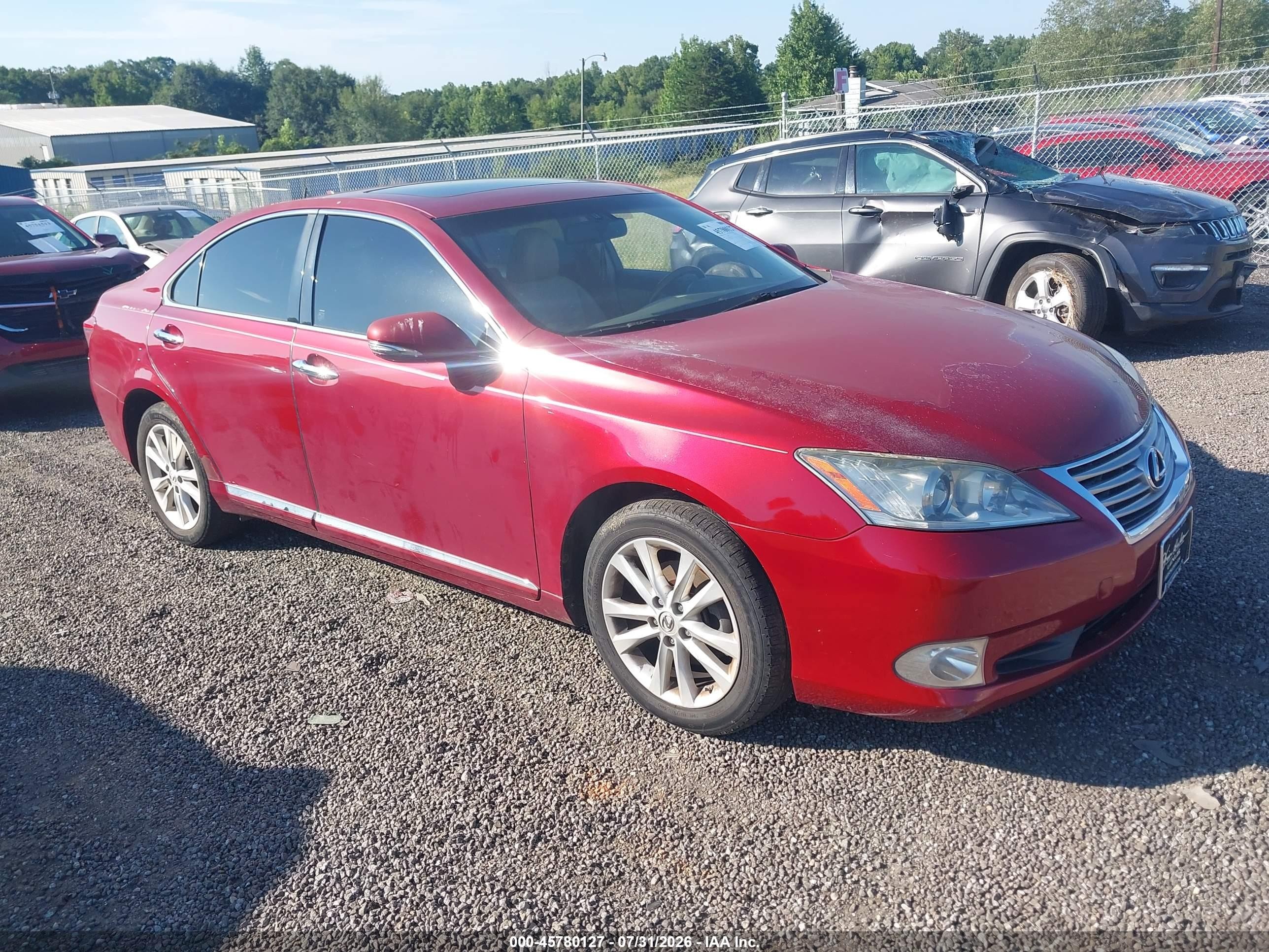 2010 Lexus Es 350   Red vin: JTHBK1EG7A2368727