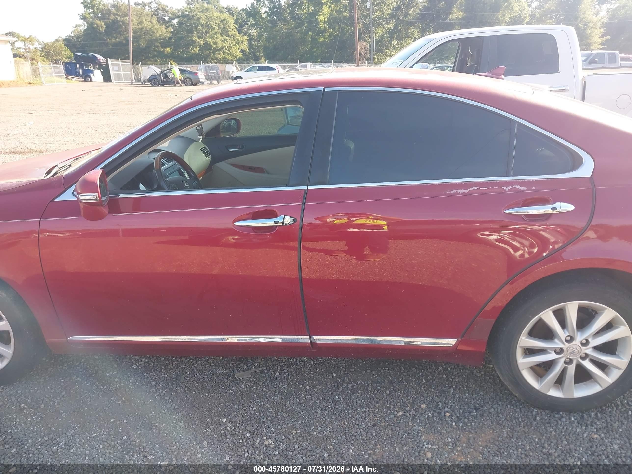 2010 Lexus Es 350   Red vin: JTHBK1EG7A2368727