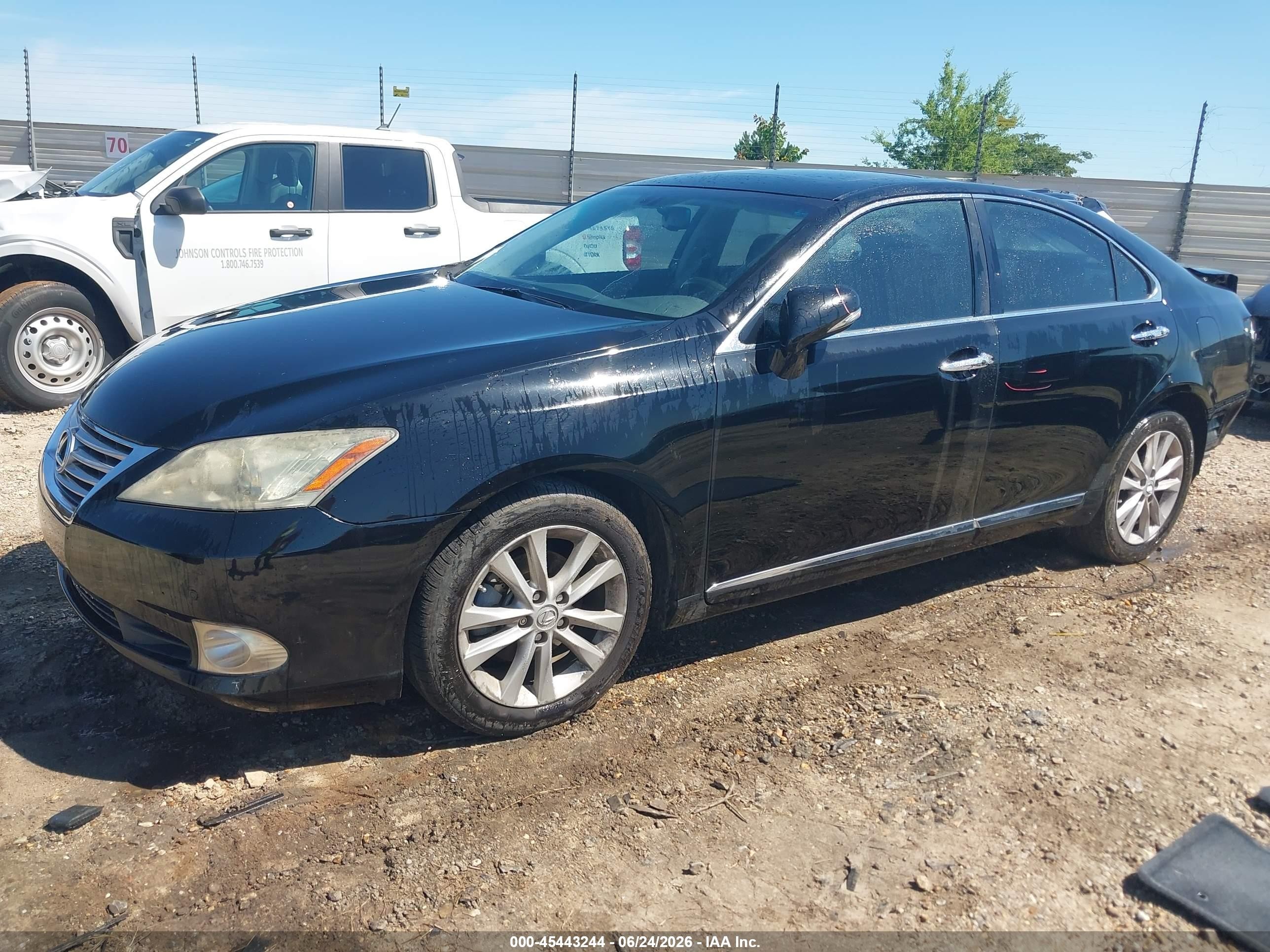 2010 Lexus Es 350   Black vin: JTHBK1EG7A2369280