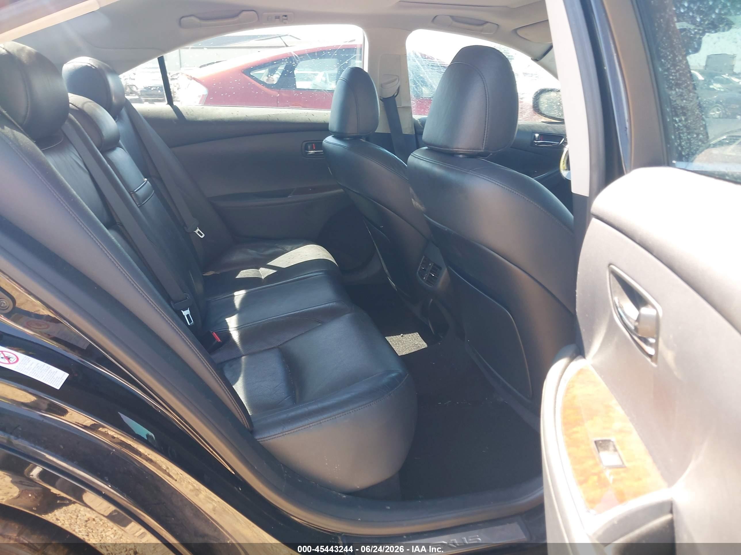 2010 Lexus Es 350   Black vin: JTHBK1EG7A2369280