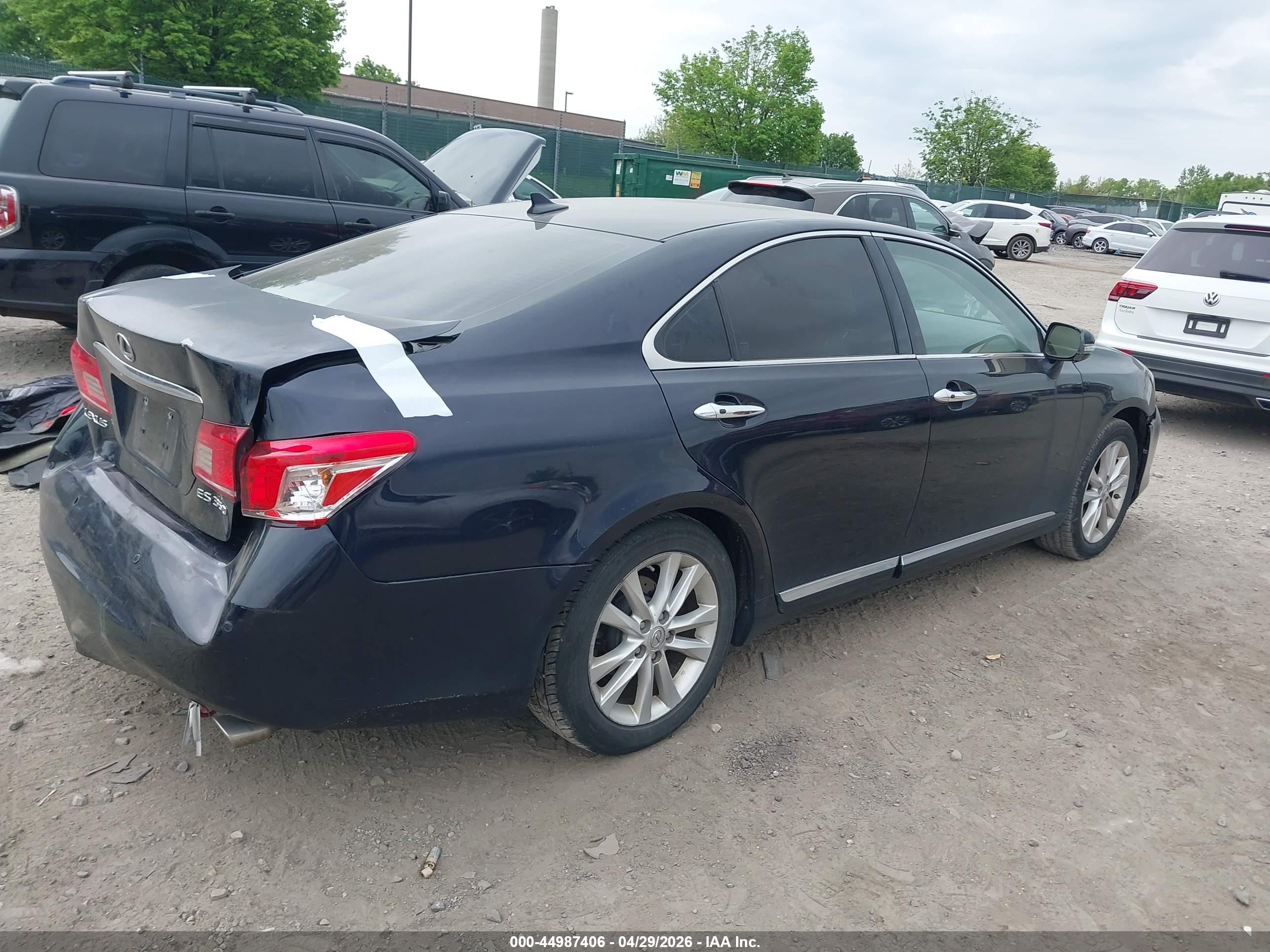 2010 Lexus Es 350 Dark Blue vin: JTHBK1EG7A2369392