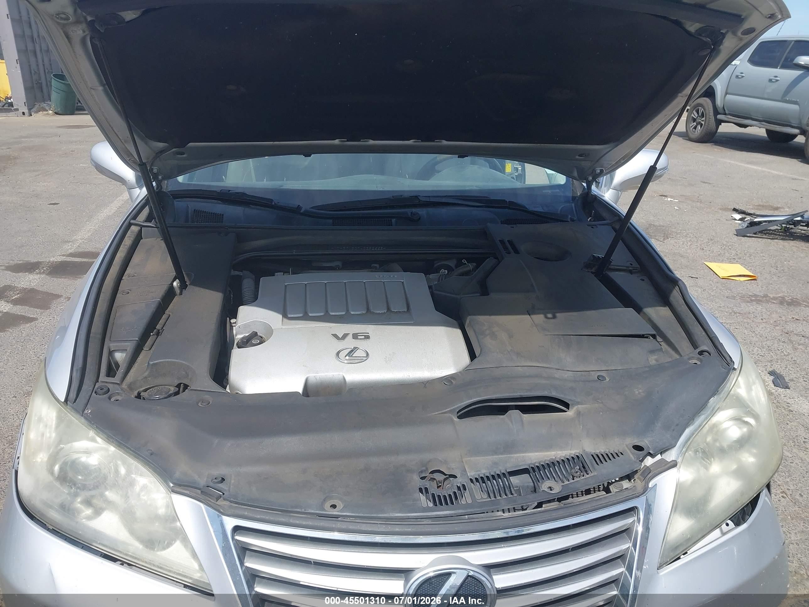 2010 Lexus Es 350   Silver vin: JTHBK1EG7A2392669