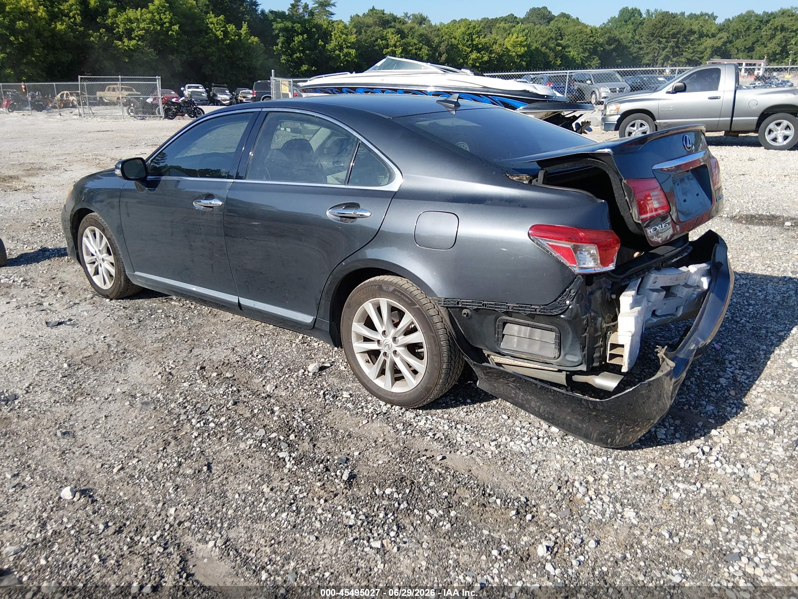 2010 Lexus Es 350 Gray vin: JTHBK1EG7A2408501