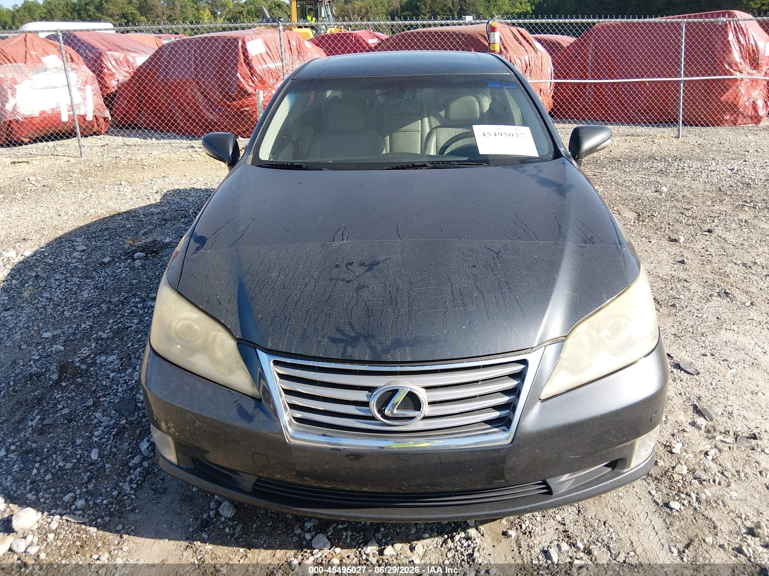 2010 Lexus Es 350 Gray vin: JTHBK1EG7A2408501
