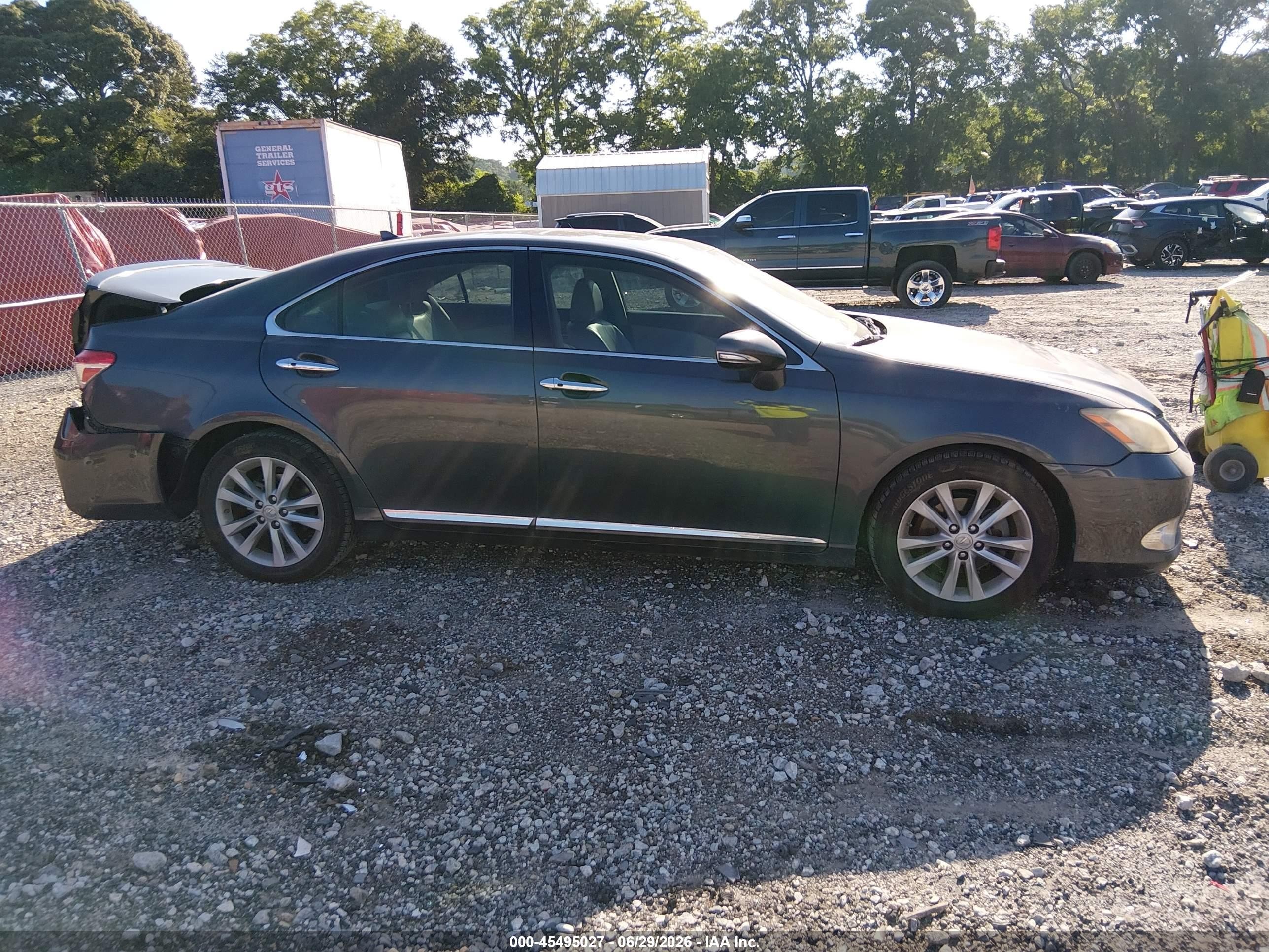 2010 Lexus Es 350 Gray vin: JTHBK1EG7A2408501