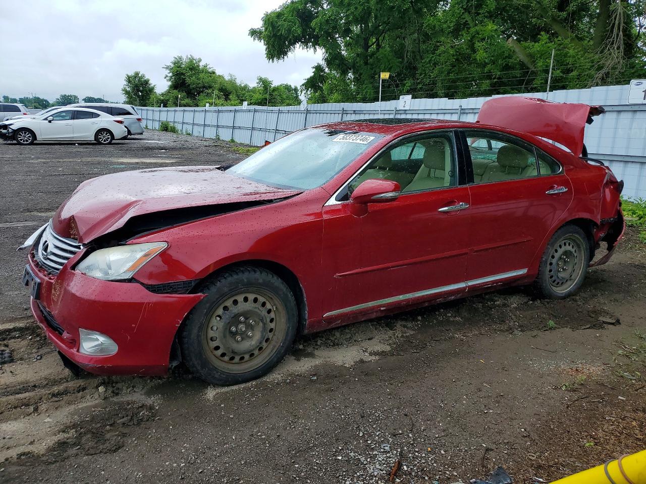 2011 Lexus Es 350 Red vin: JTHBK1EG7B2415868