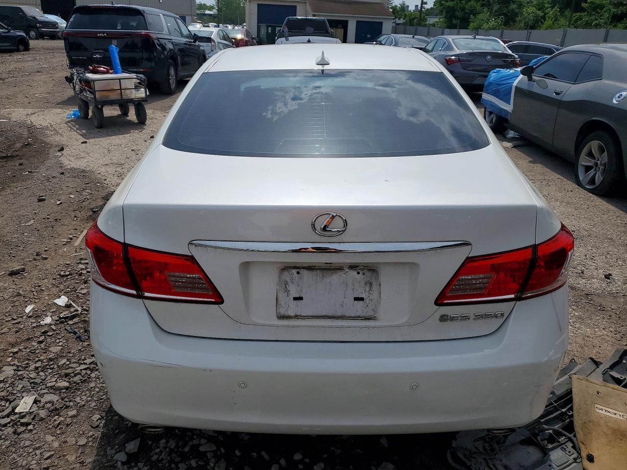 2011 Lexus Es 350 White vin: JTHBK1EG7B2418656