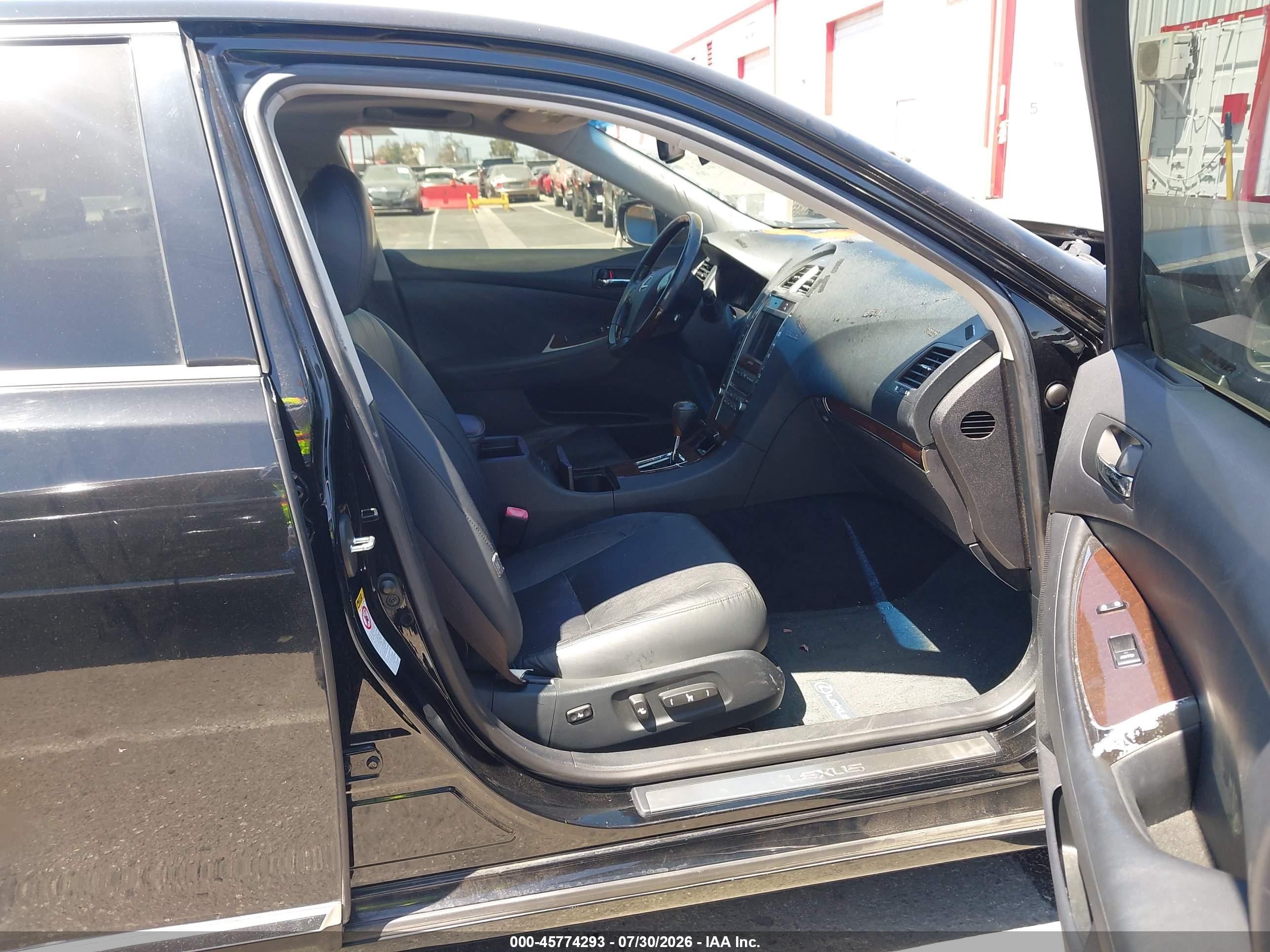 2011 Lexus Es 350   Black vin: JTHBK1EG7B2421976