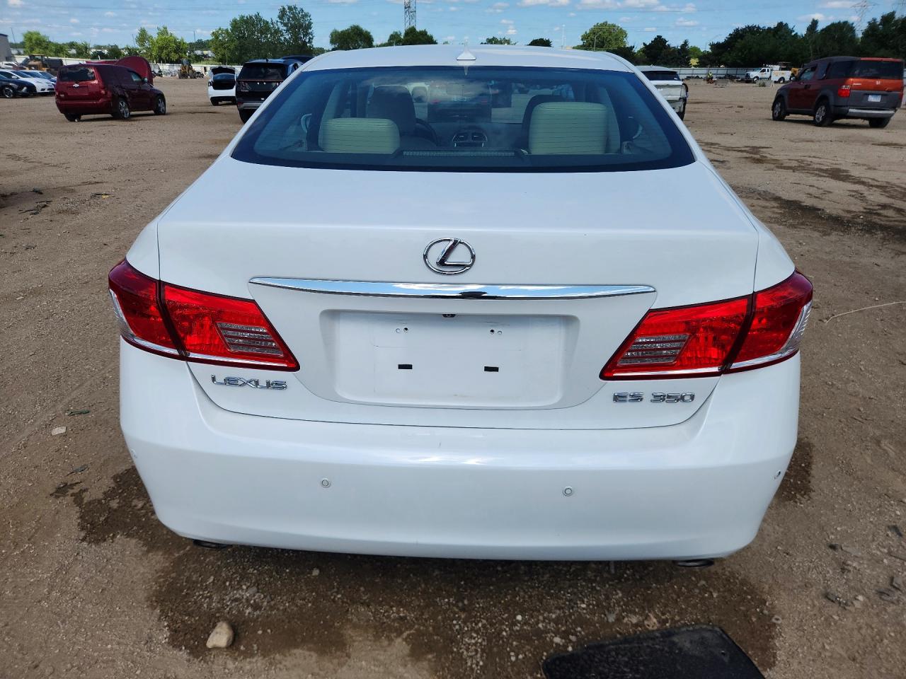 2011 Lexus Es 350 White vin: JTHBK1EG7B2423131