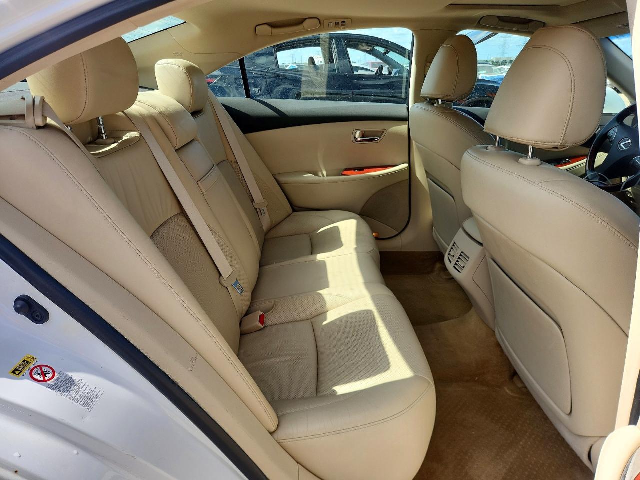 2011 Lexus Es 350 White vin: JTHBK1EG7B2423131