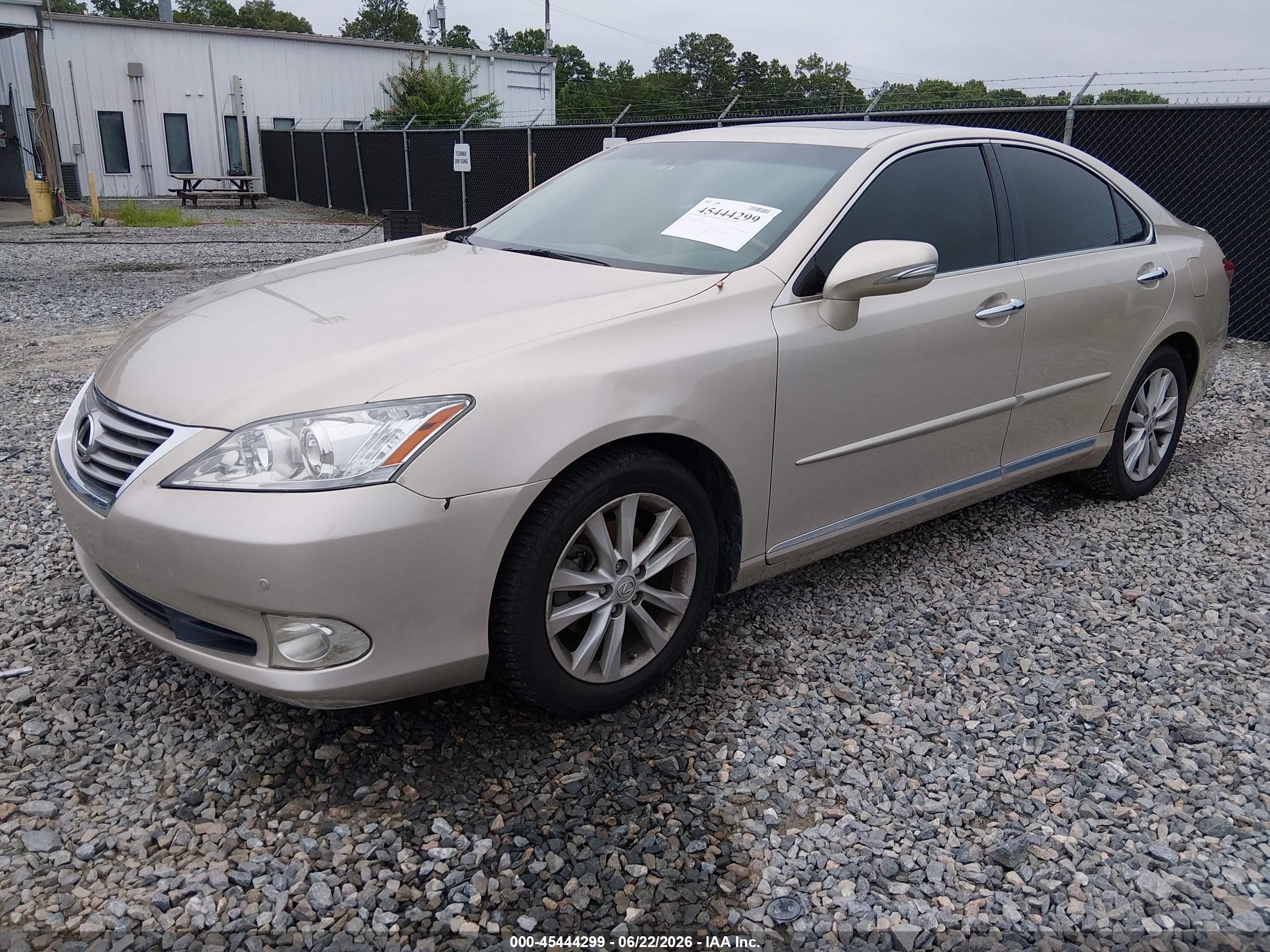2011 Lexus Es 350   Champagne vin: JTHBK1EG7B2423887