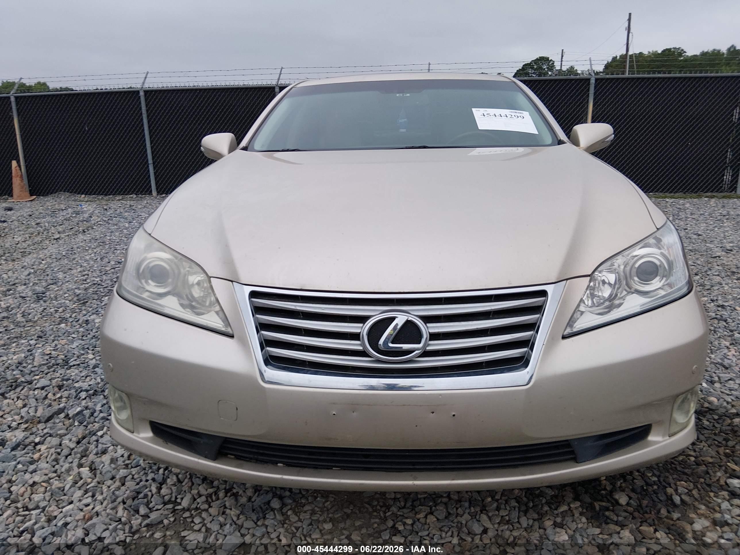 2011 Lexus Es 350   Champagne vin: JTHBK1EG7B2423887