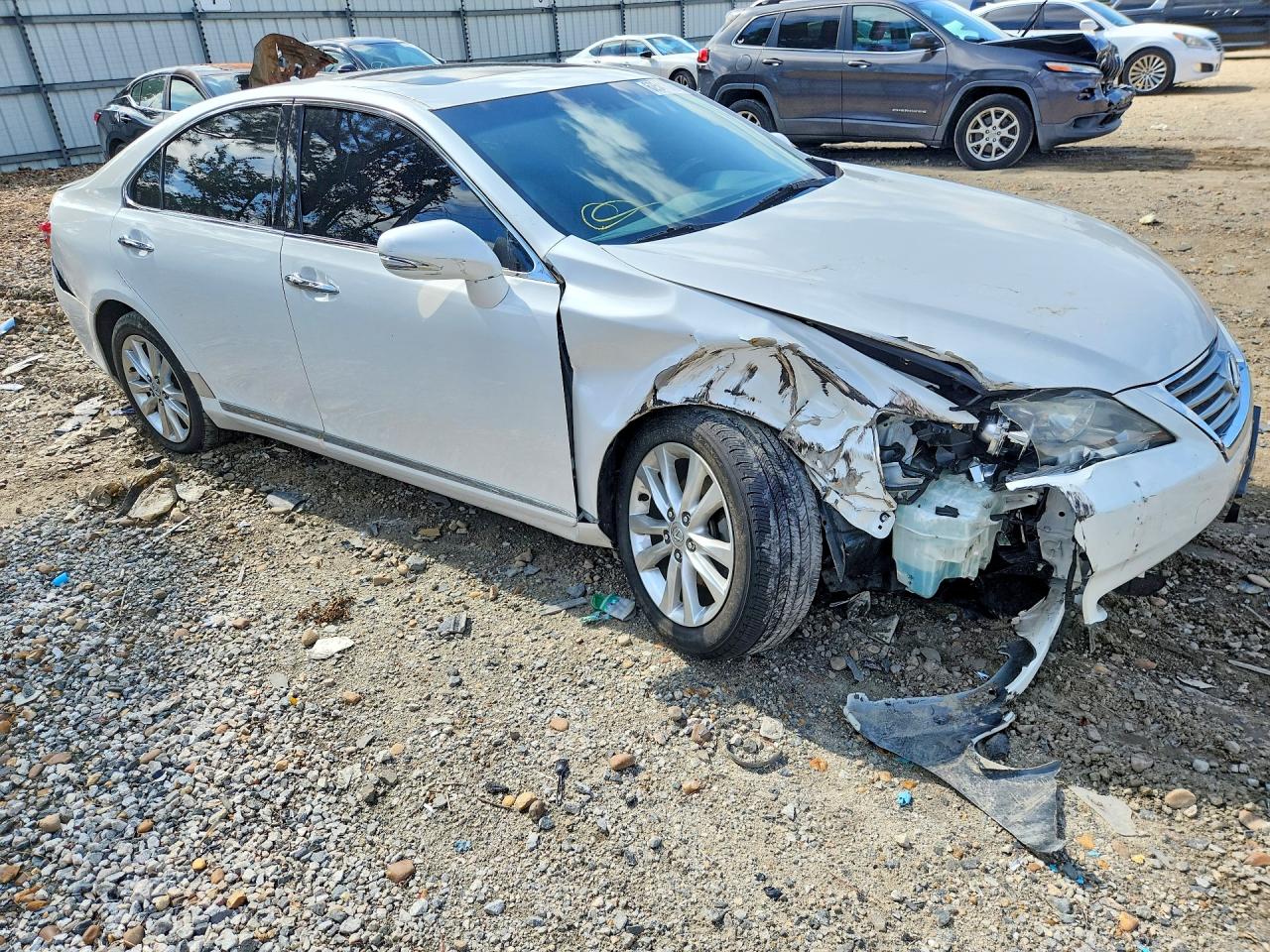 2011 Lexus Es 350 White vin: JTHBK1EG7B2437112