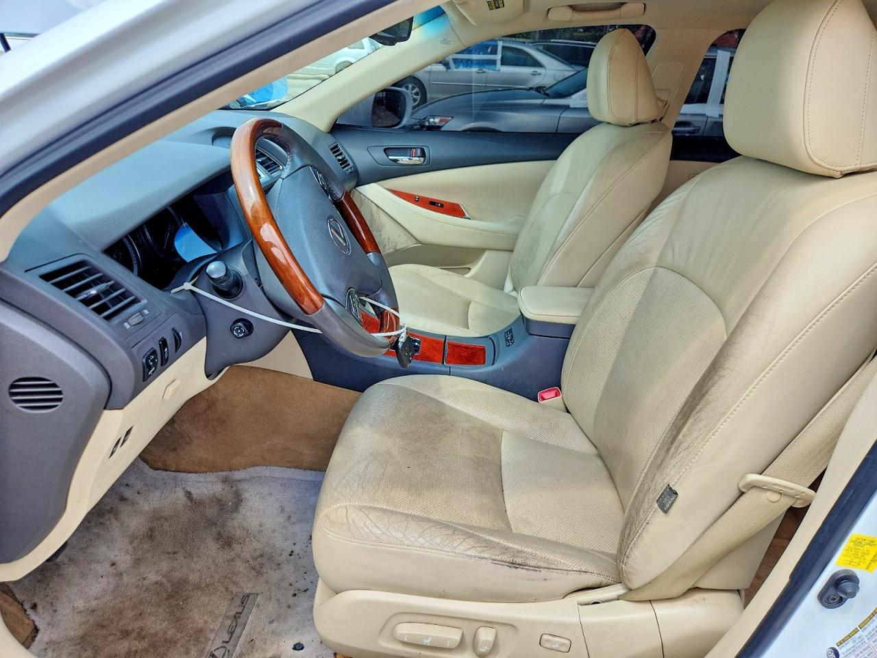 2011 Lexus Es 350 White vin: JTHBK1EG7B2437112