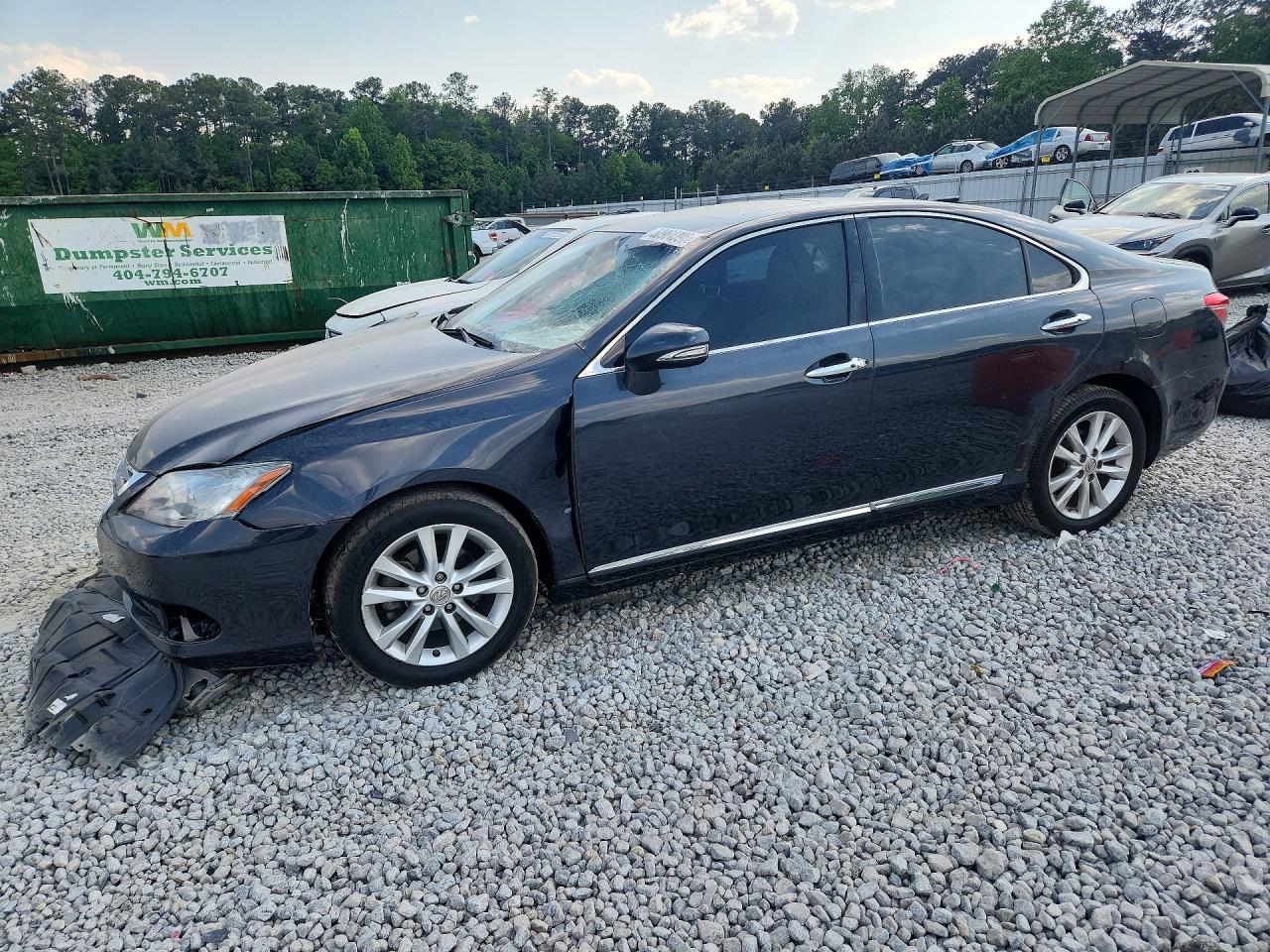 2011 Lexus Es 350 Black vin: JTHBK1EG7B2442634