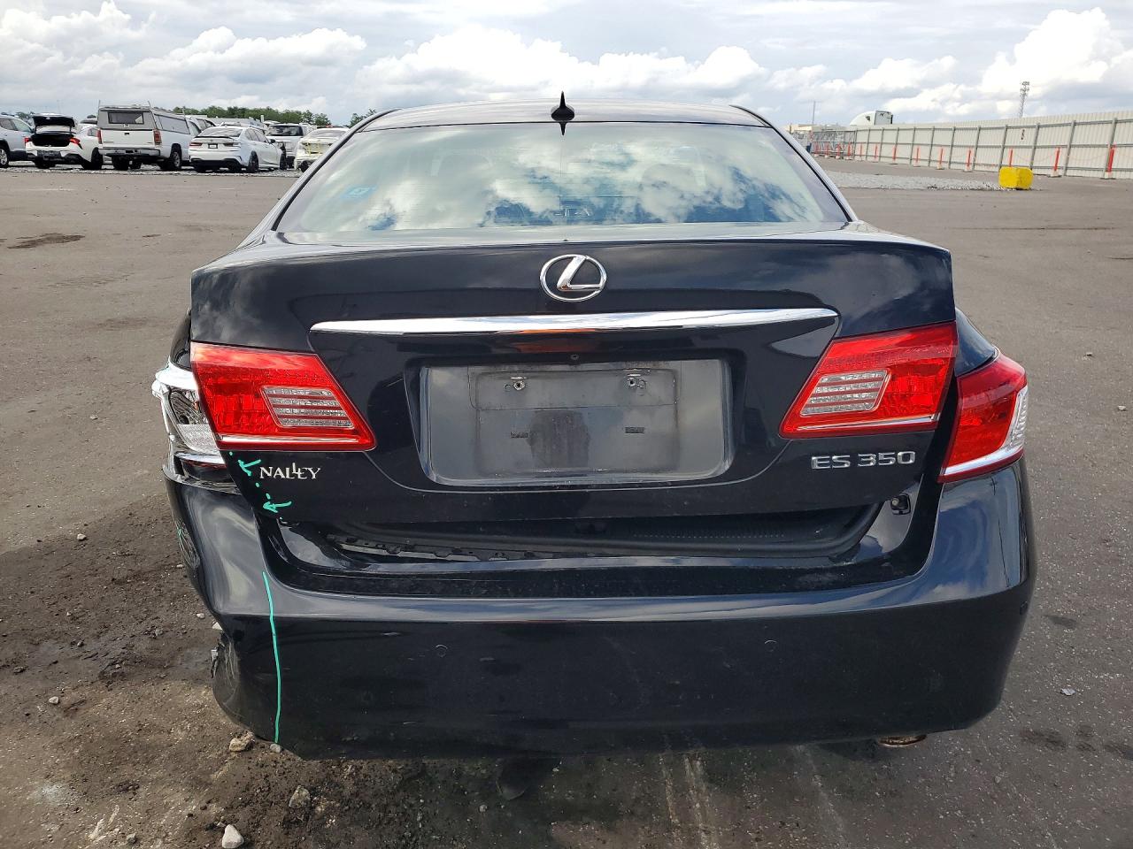2011 Lexus Es 350 Black vin: JTHBK1EG7B2449695